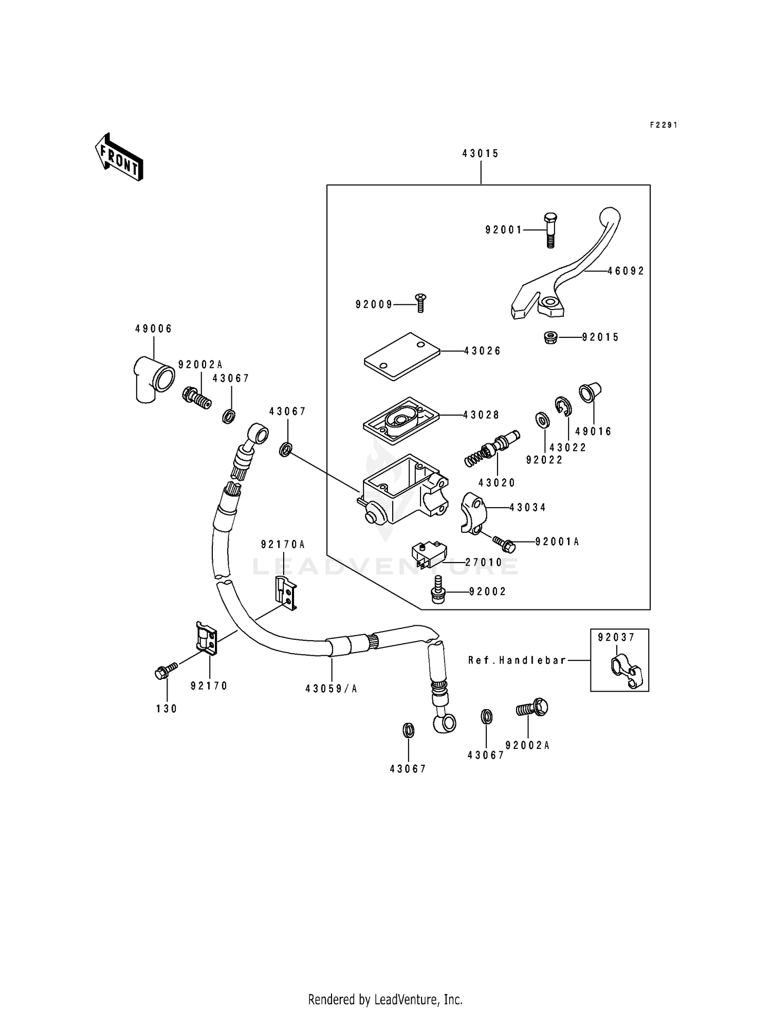 FRONT MASTER CYLINDER