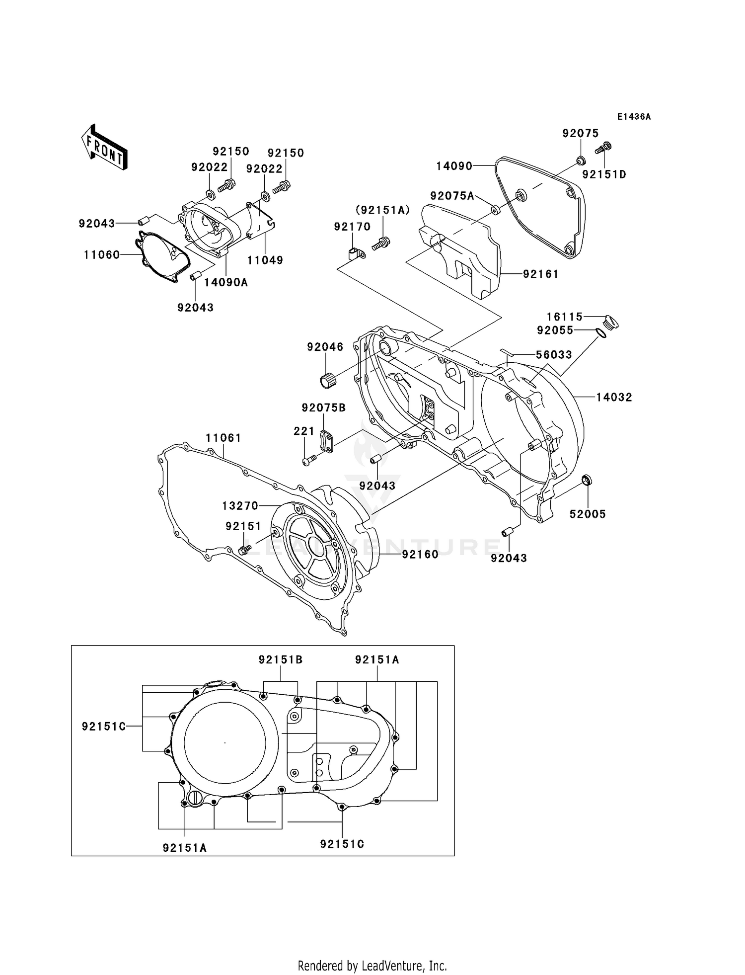 RIGHT ENGINE COVER(S)