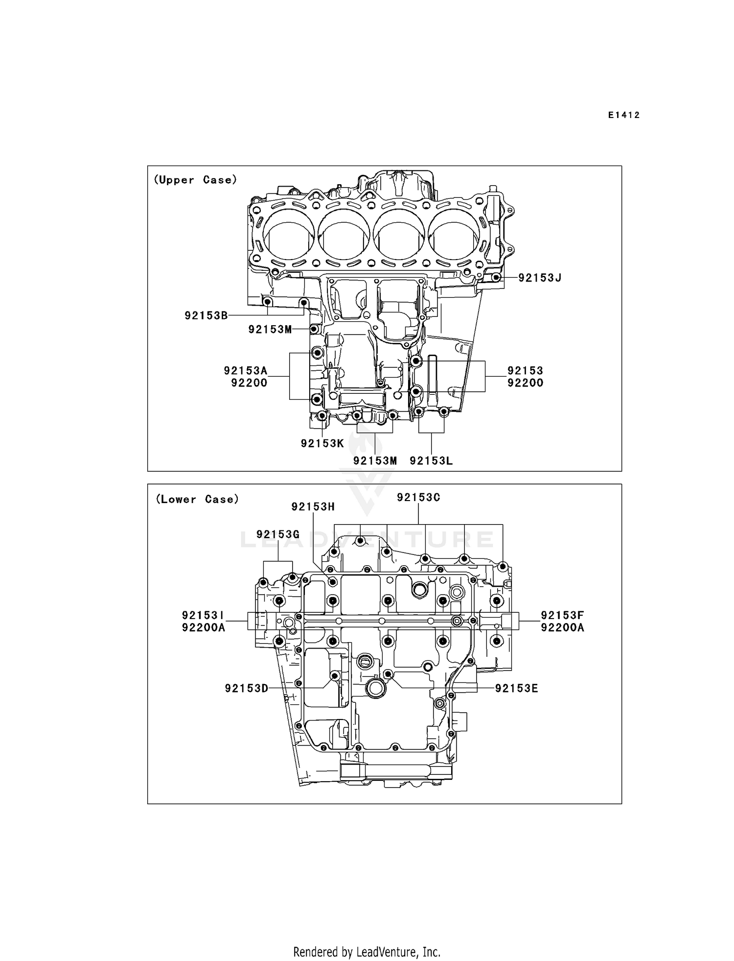 CRANKCASE BOLT PATTERN