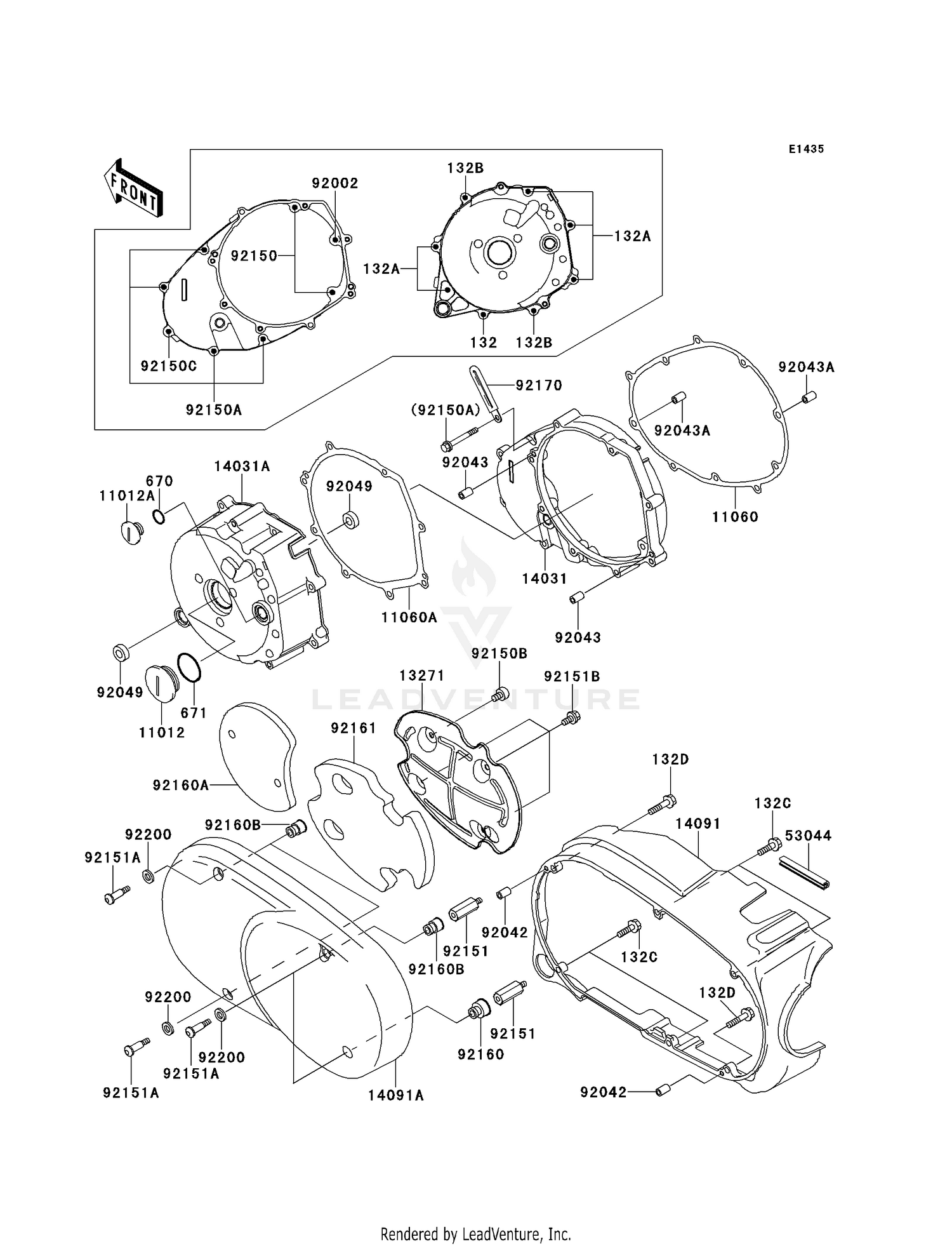 LEFT ENGINE COVER(S)