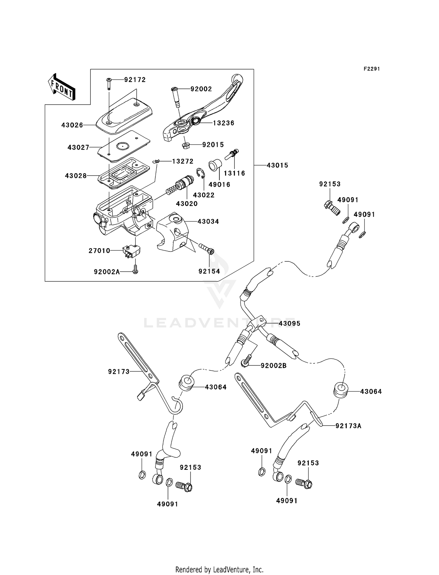 FRONT MASTER CYLINDER
