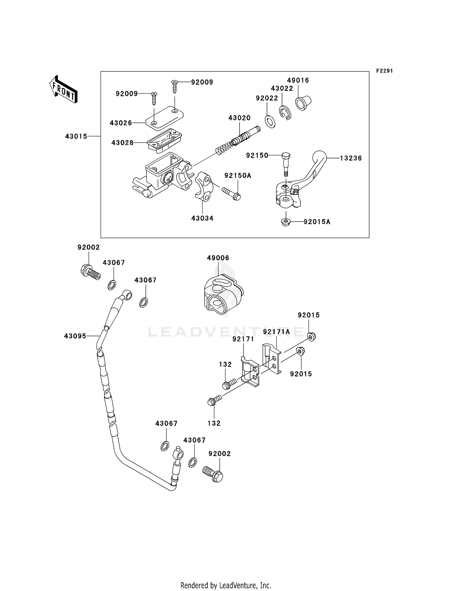 FRONT MASTER CYLINDER