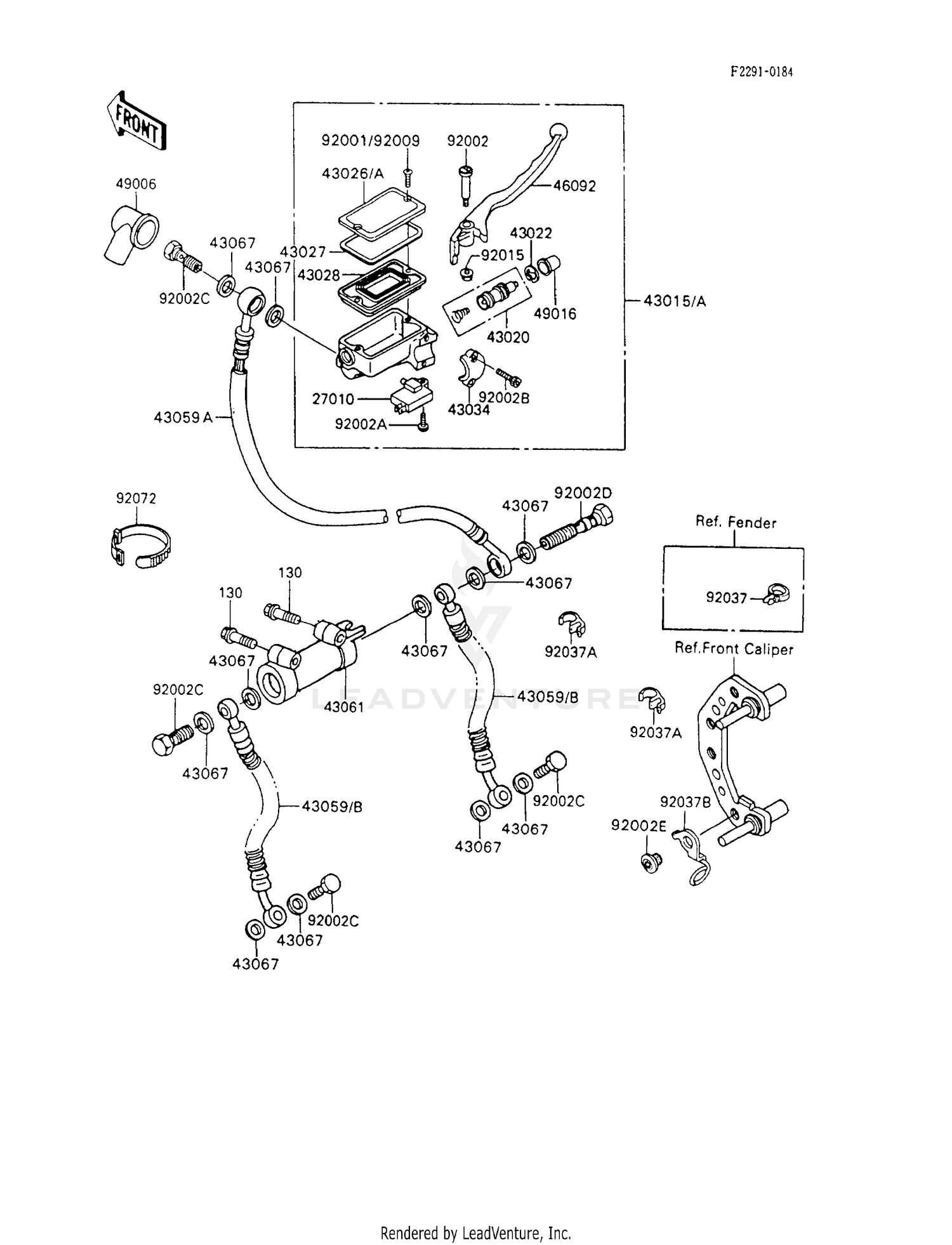 FRONT MASTER CYLINDER