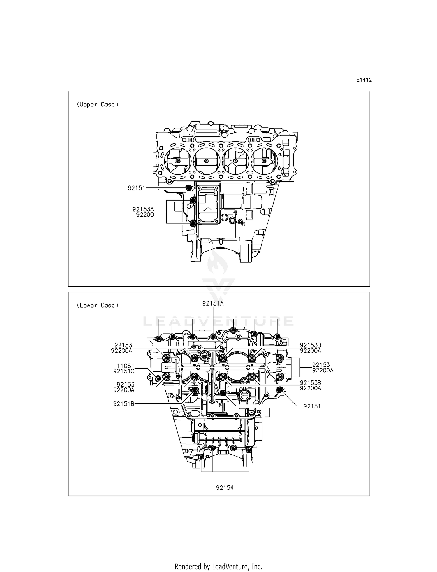 CRANKCASE BOLT PATTERN