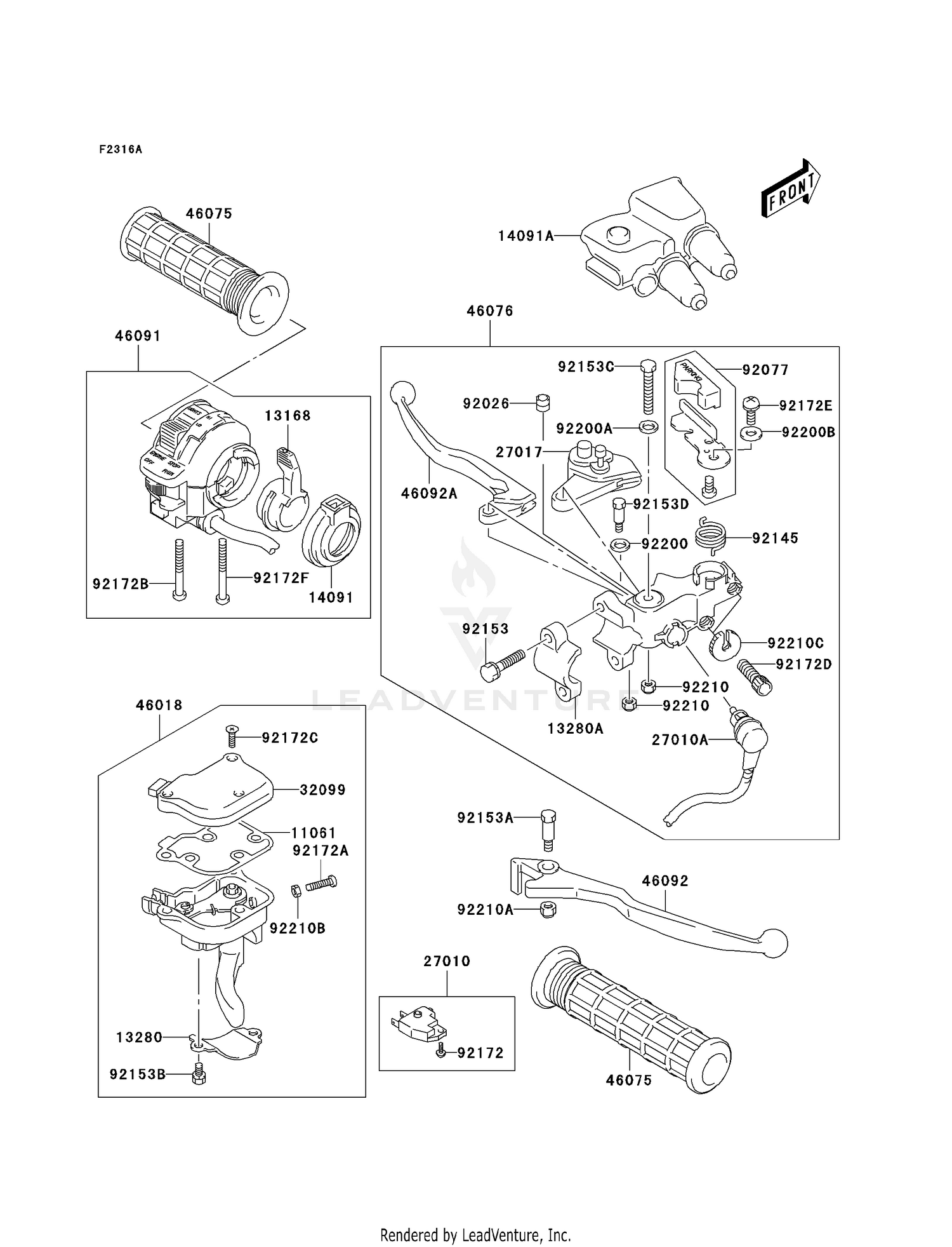 HANDLE LEVER (JSAAK47B32108572-)