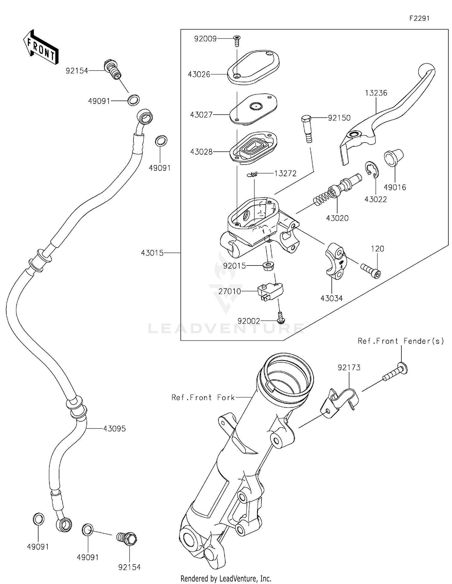 Front Master Cylinder