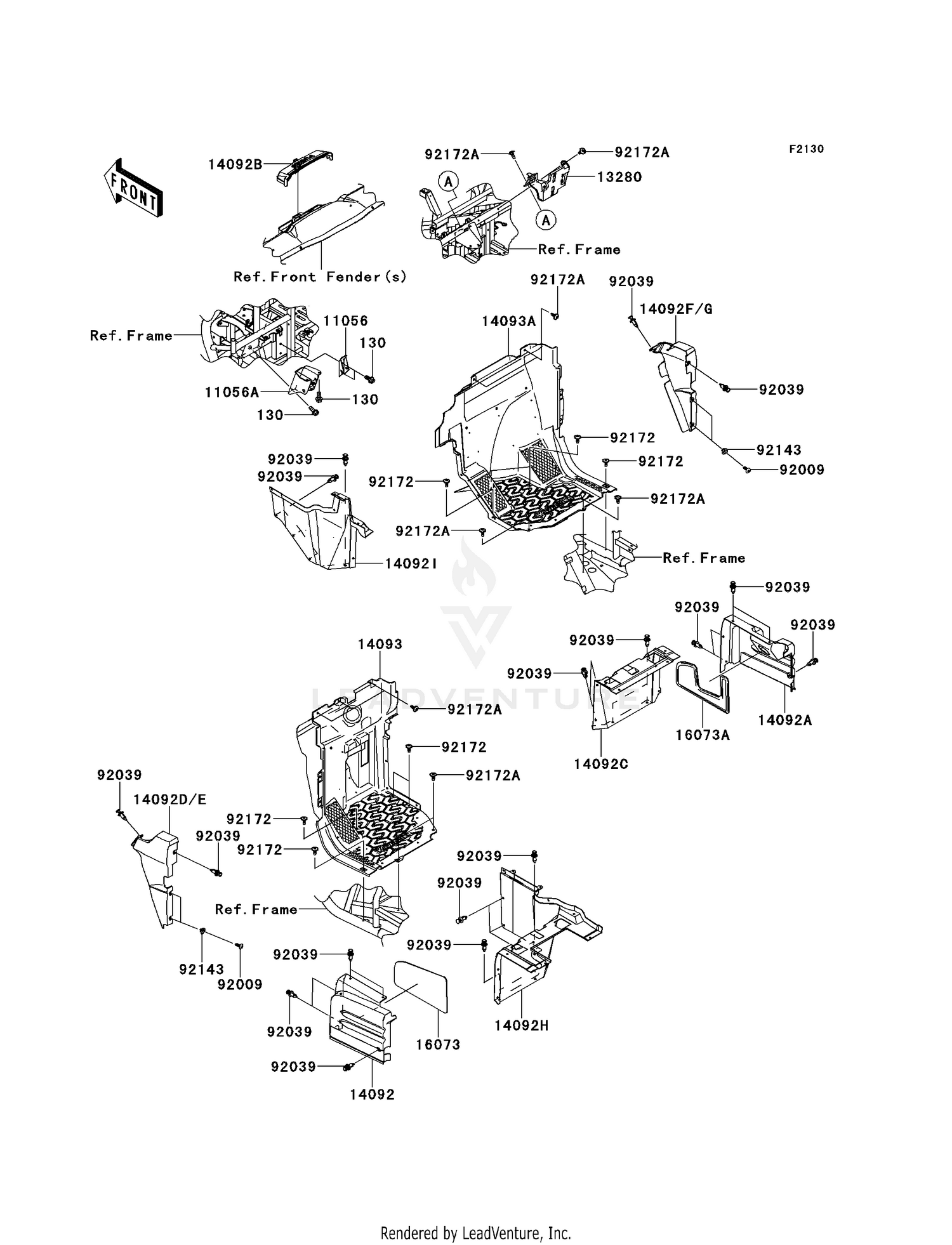 FRAME FITTINGS (FRONT)