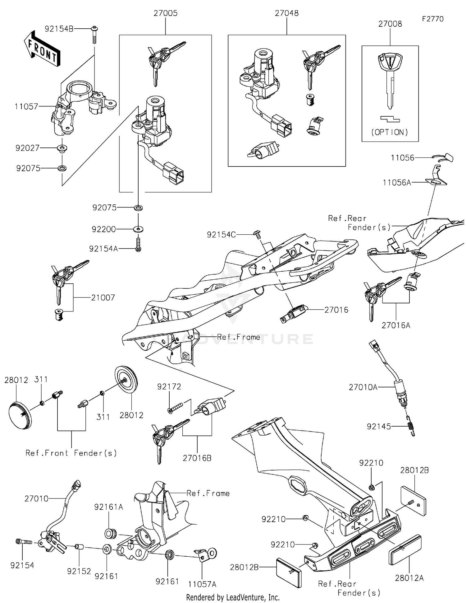 Ignition Switch/Locks/Reflectors