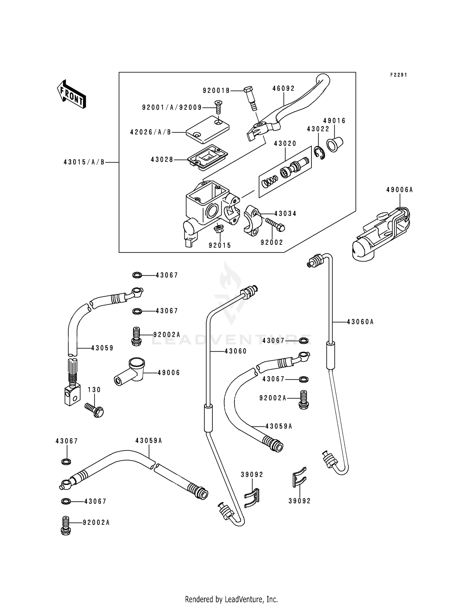 FRONT MASTER CYLINDER