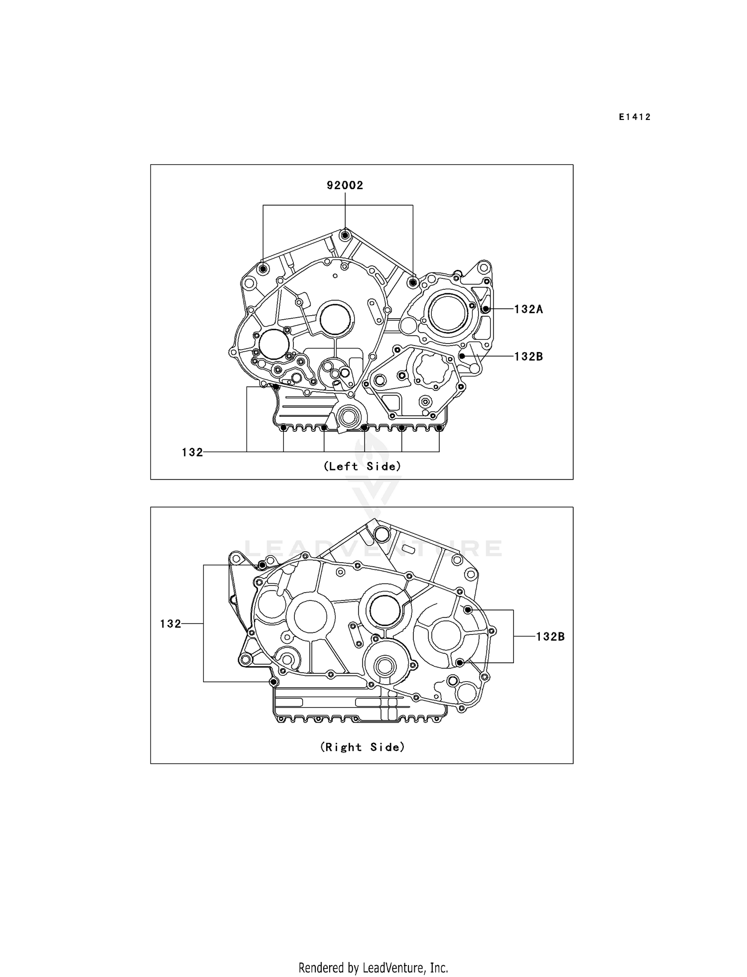 CRANKCASE BOLT PATTERN