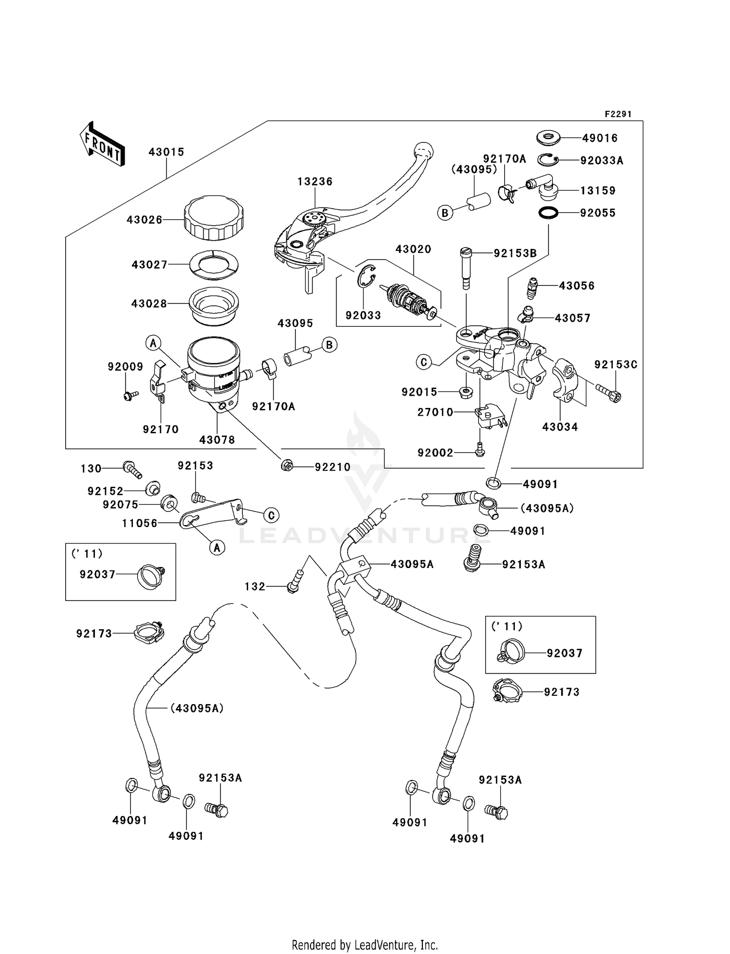 FRONT MASTER CYLINDER