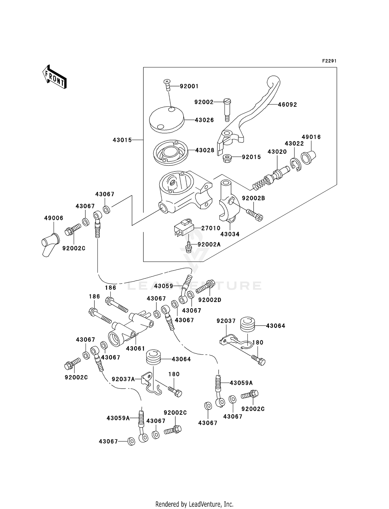 FRONT MASTER CYLINDER (P20)