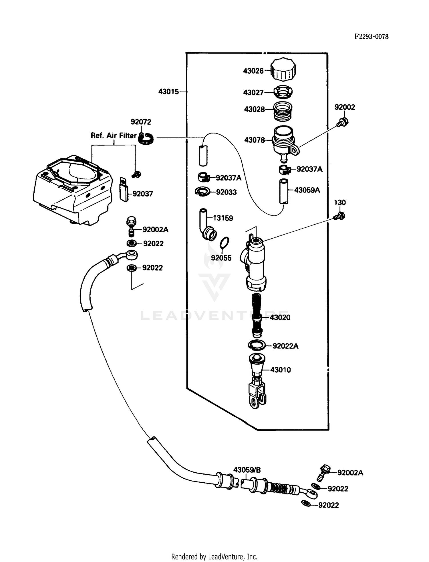 REAR MASTER CYLINDER