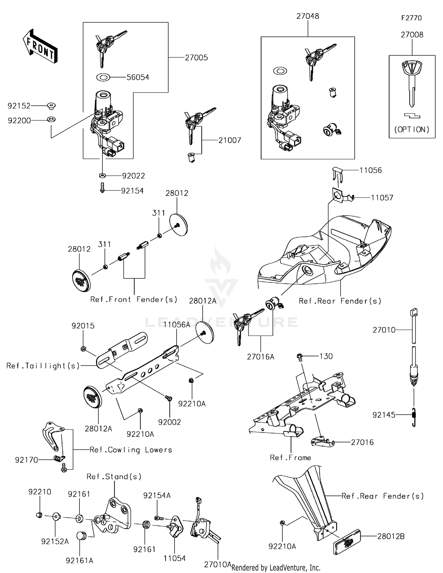 Ignition Switch/Locks/Reflectors