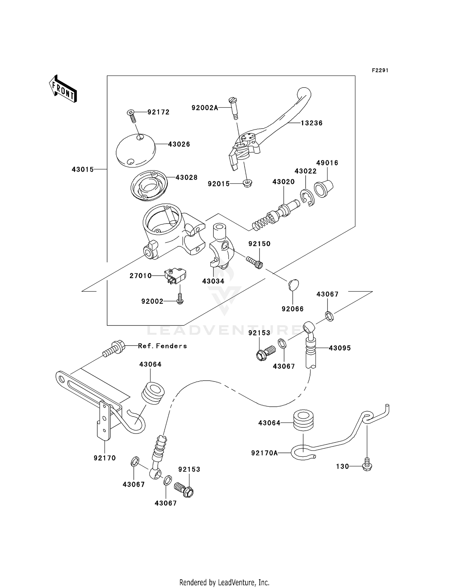 FRONT MASTER CYLINDER