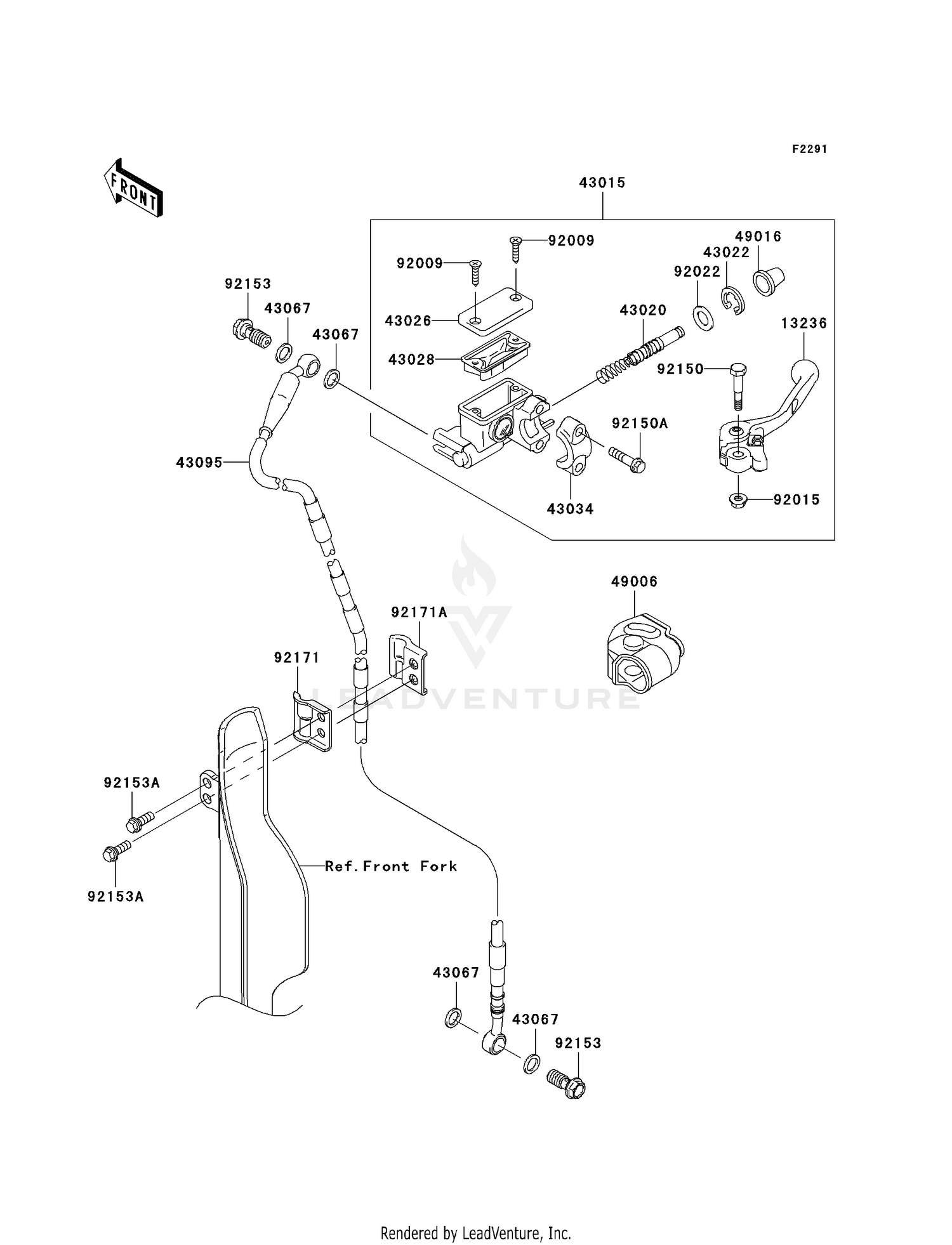 FRONT MASTER CYLINDER