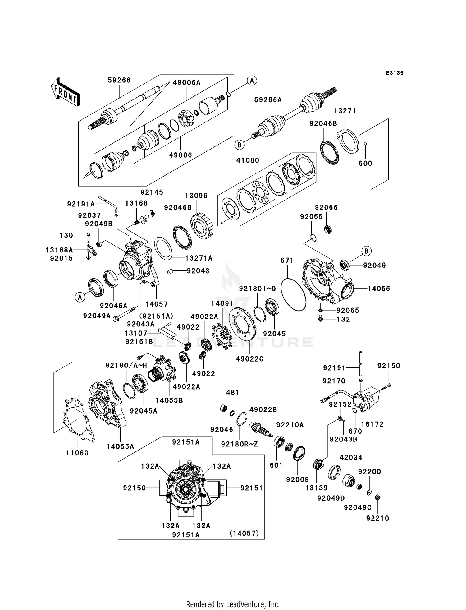DRIVE SHAFT-FRONT (C1)