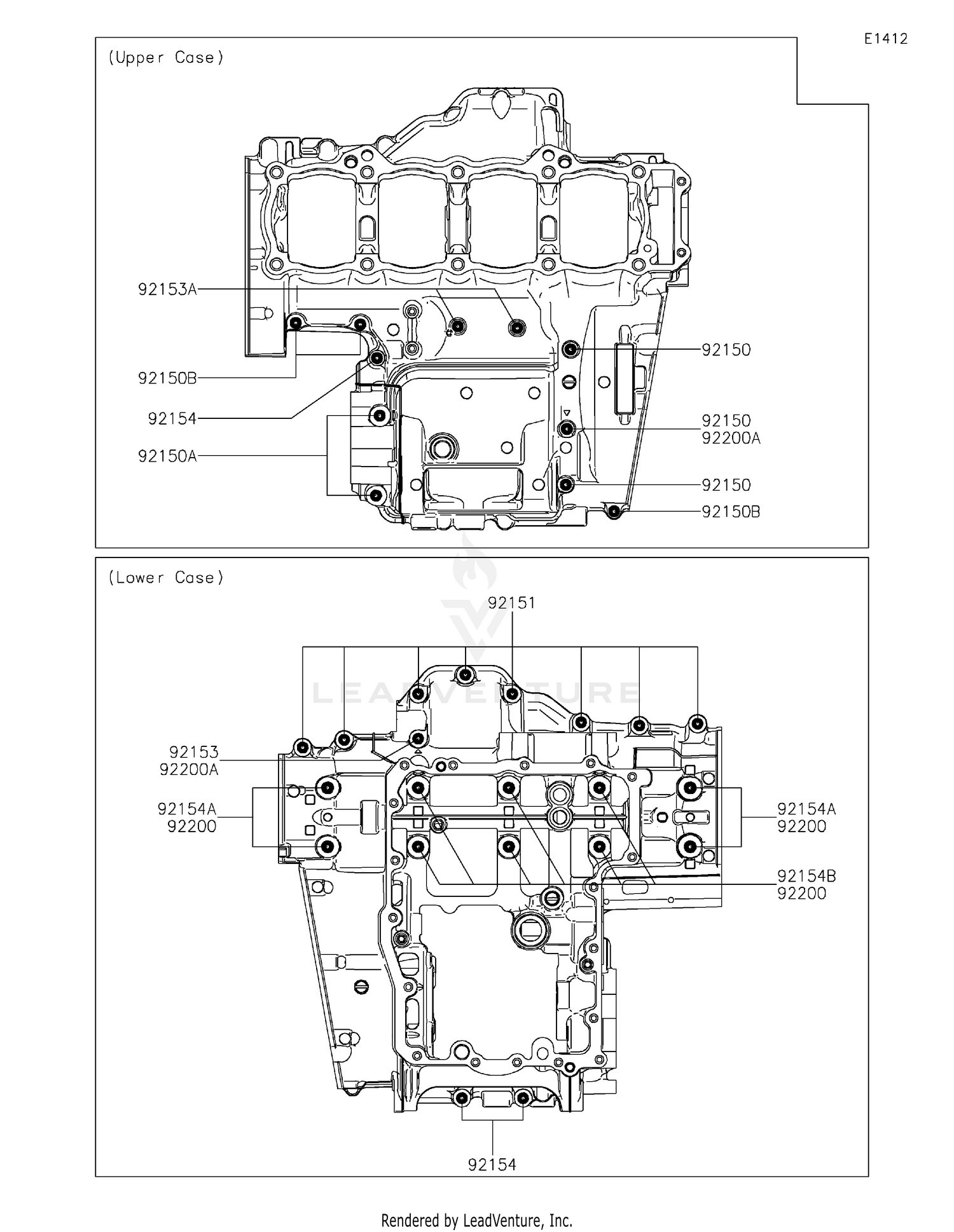 Crankcase Bolt Pattern
