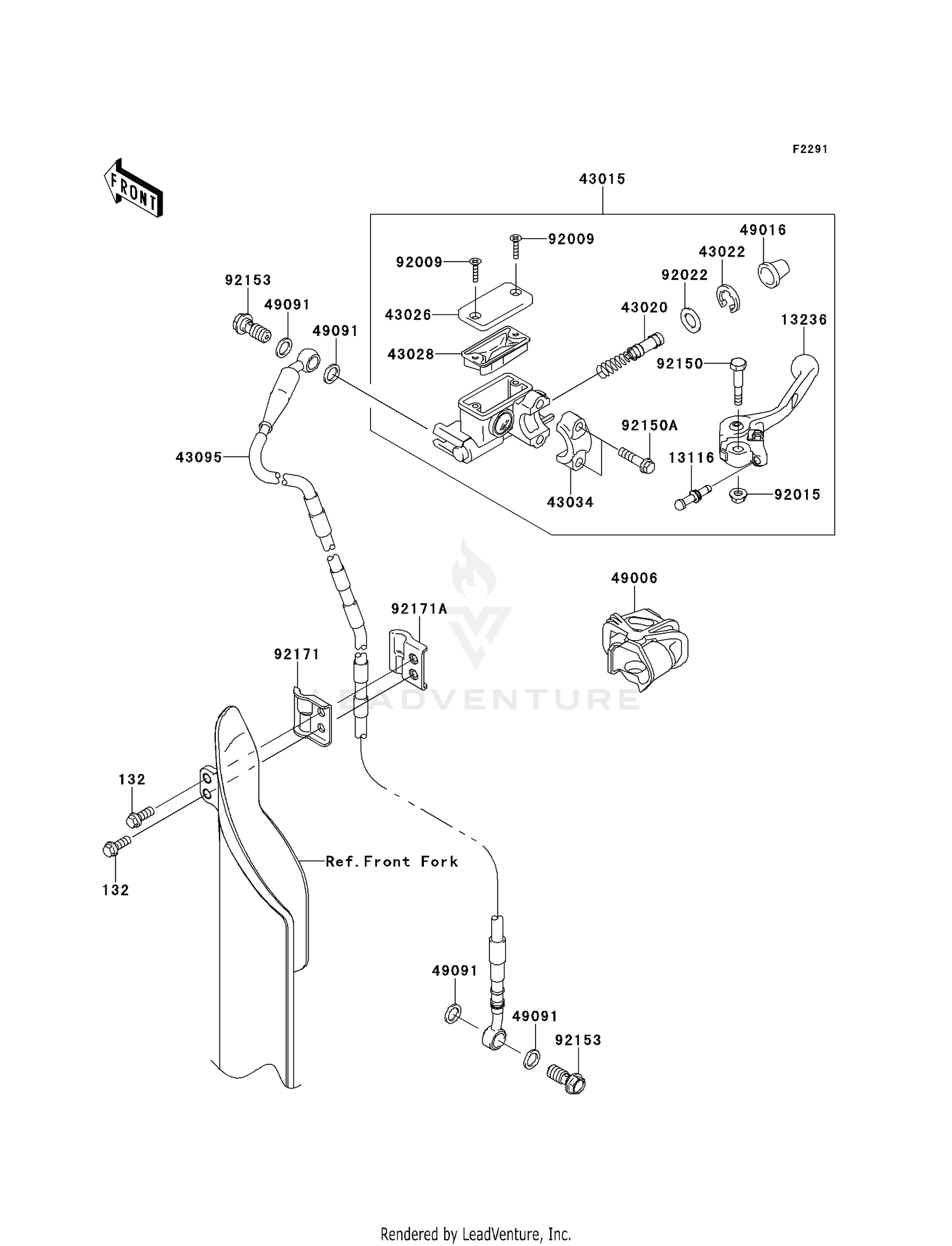 FRONT MASTER CYLINDER