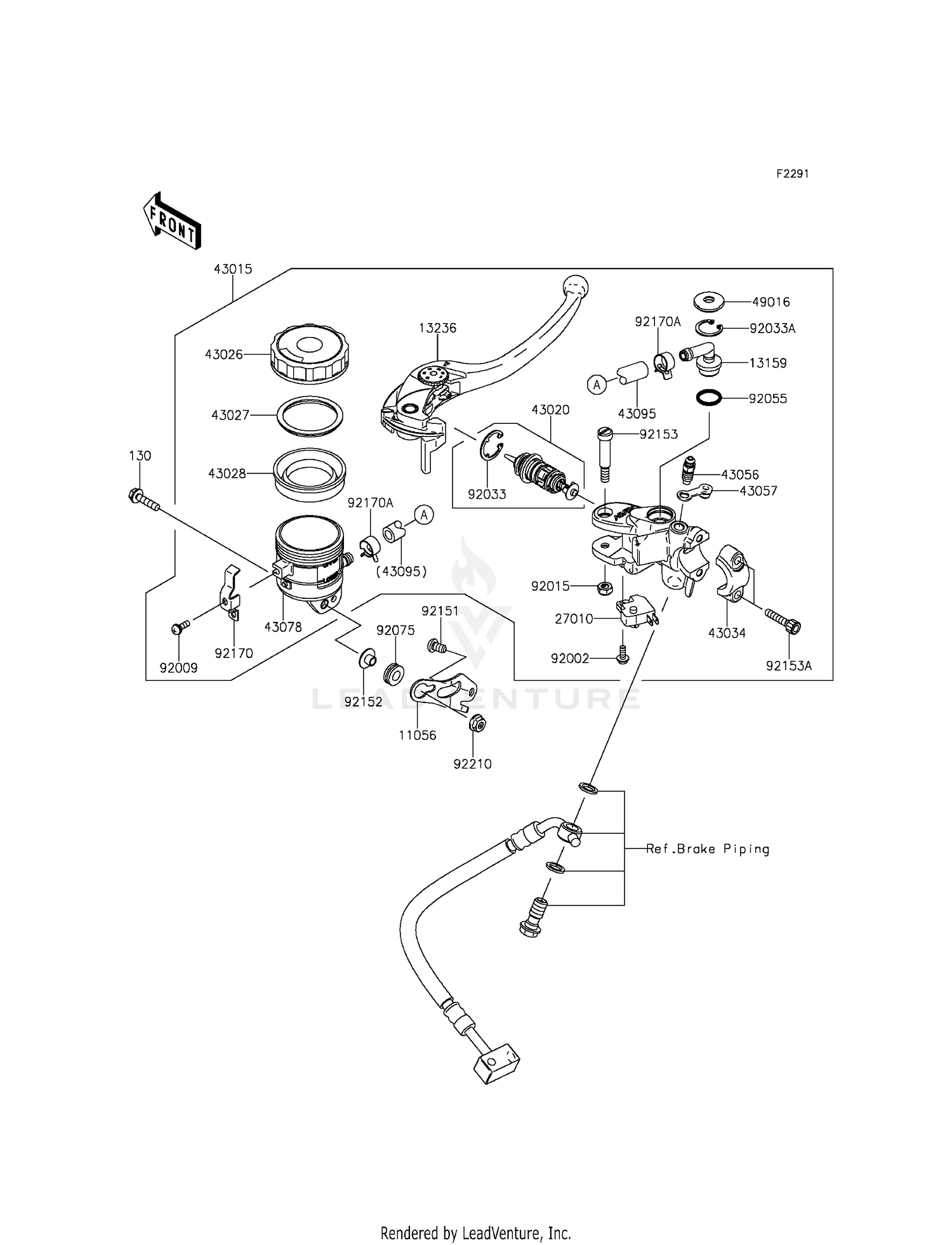 FRONT MASTER CYLINDER