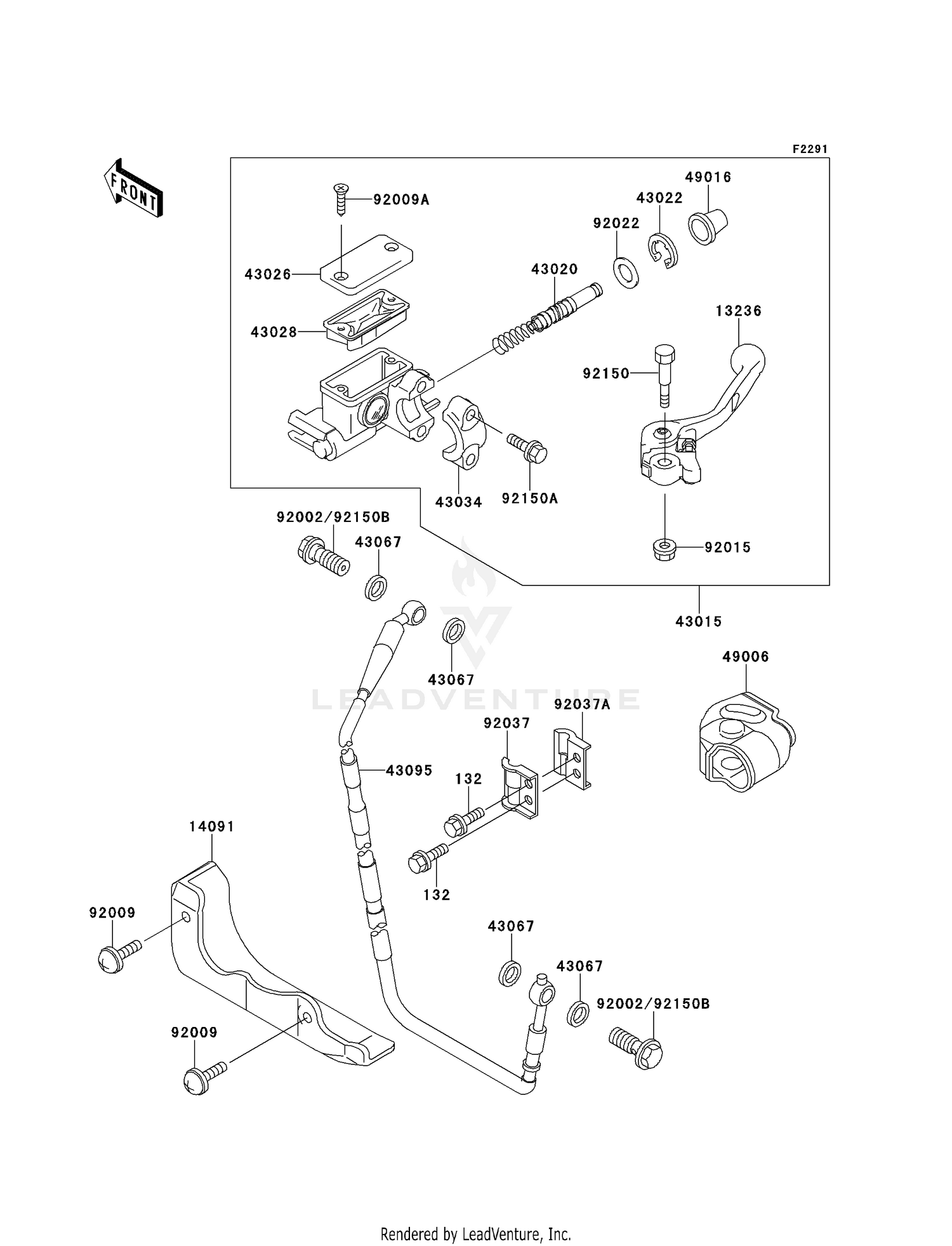 FRONT MASTER CYLINDER