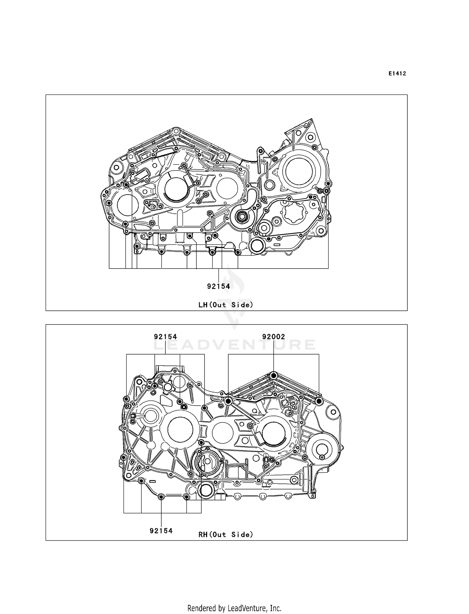 CRANKCASE BOLT PATTERN