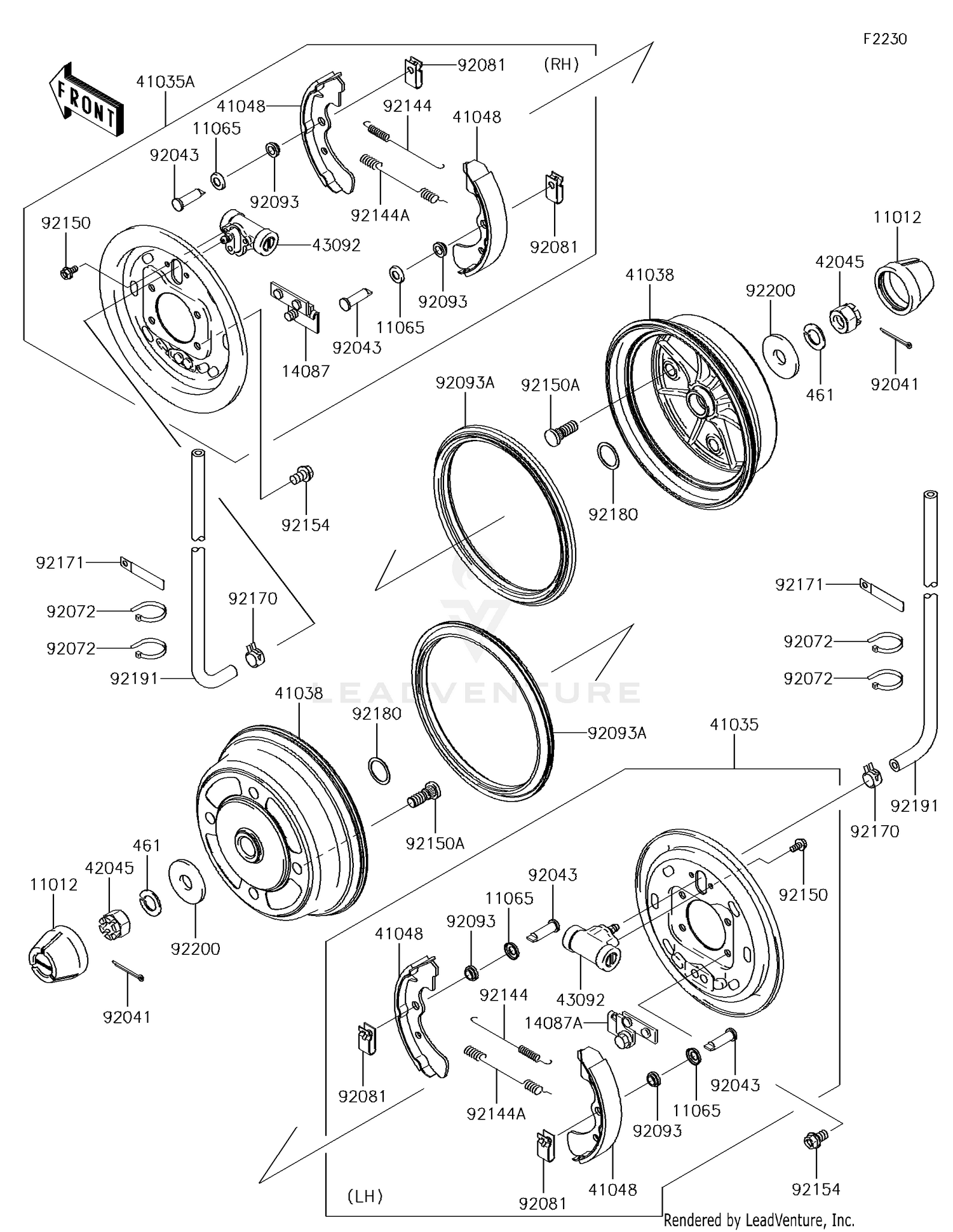 Front Hubs/Brakes