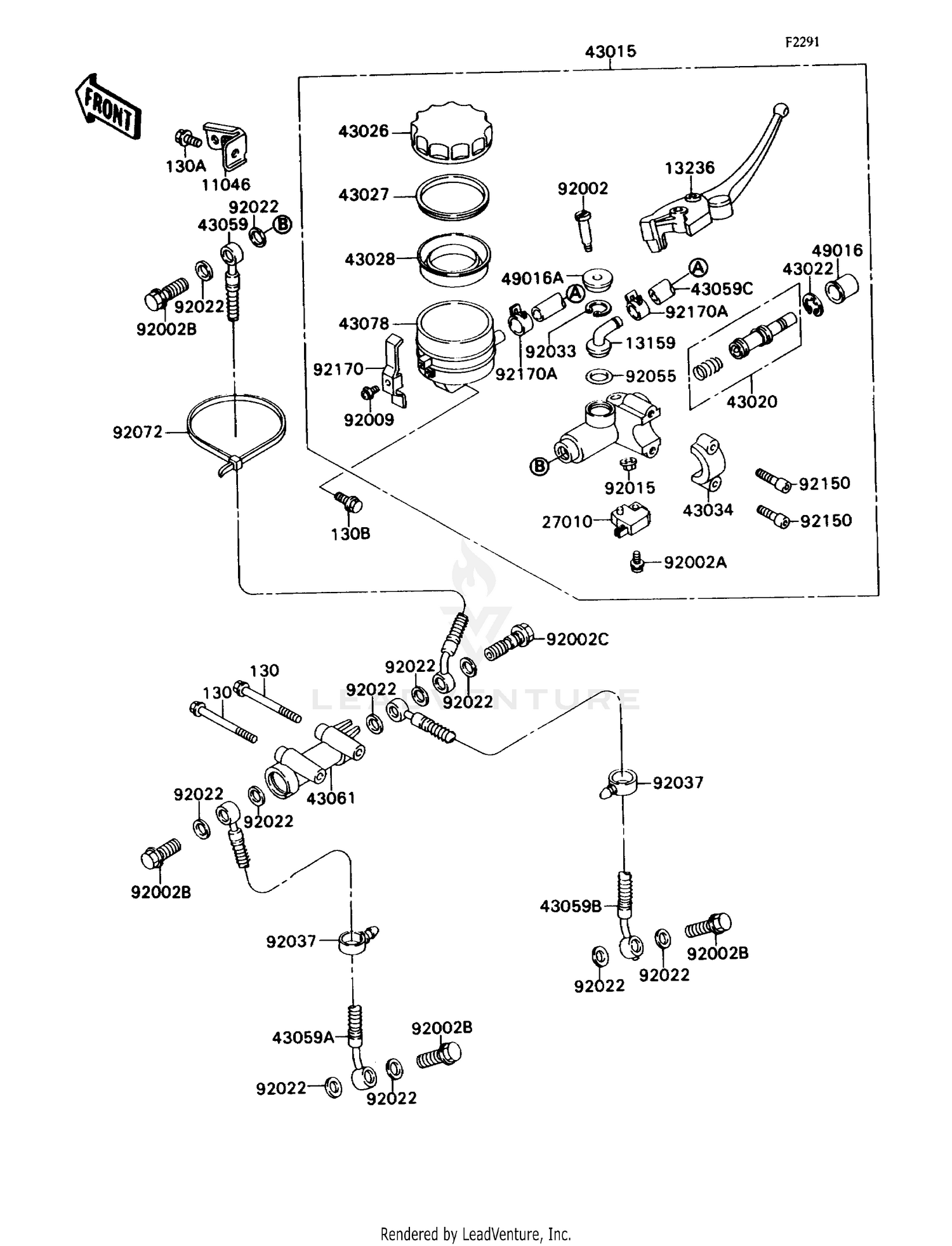 FRONT MASTER CYLINDER