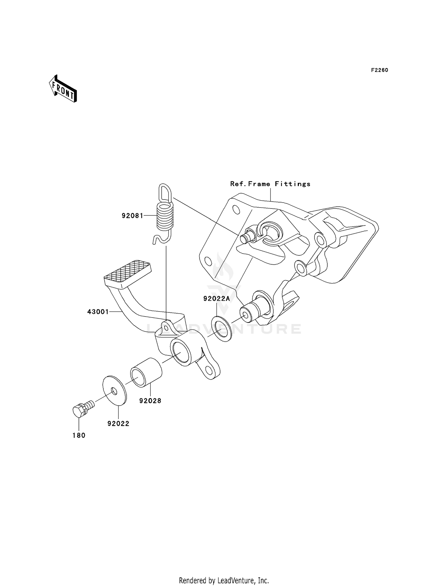 BRAKE PEDAL/TORQUE LINK