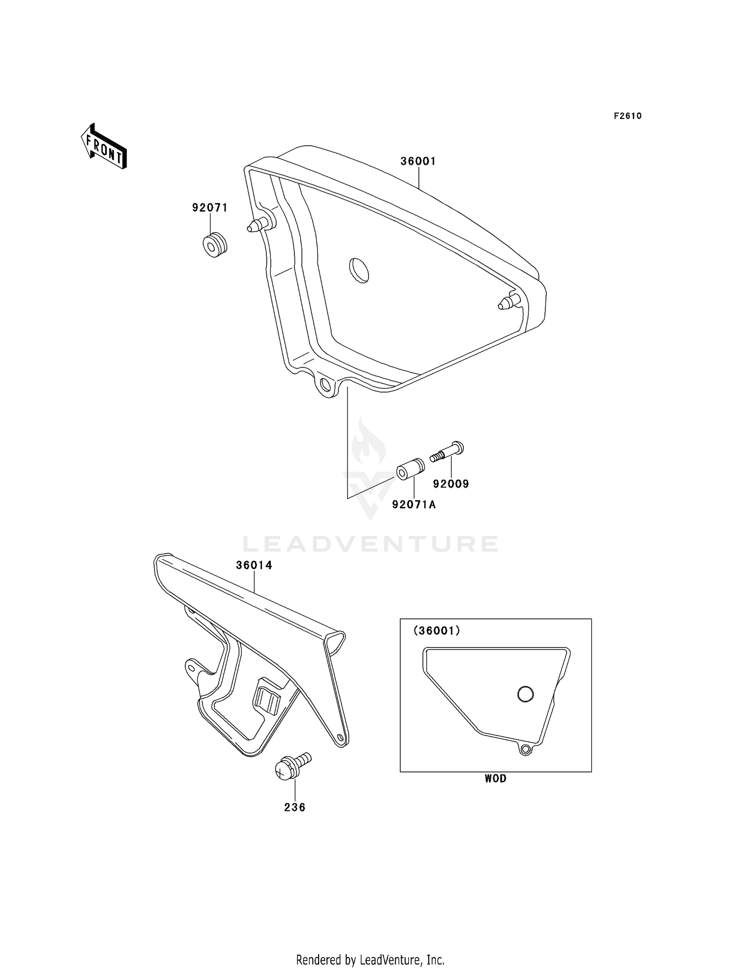 SIDE COVERS/CHAIN COVER
