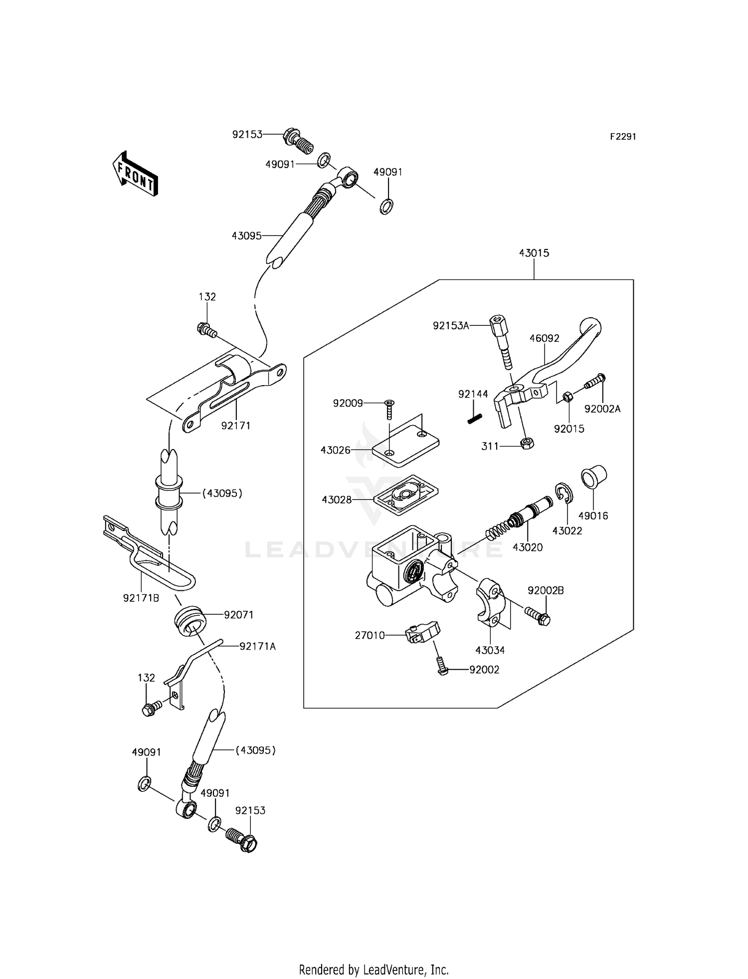 FRONT MASTER CYLINDER