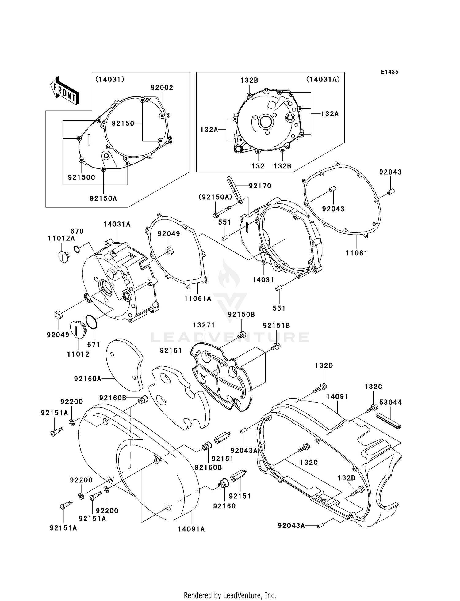 LEFT ENGINE COVER(S)