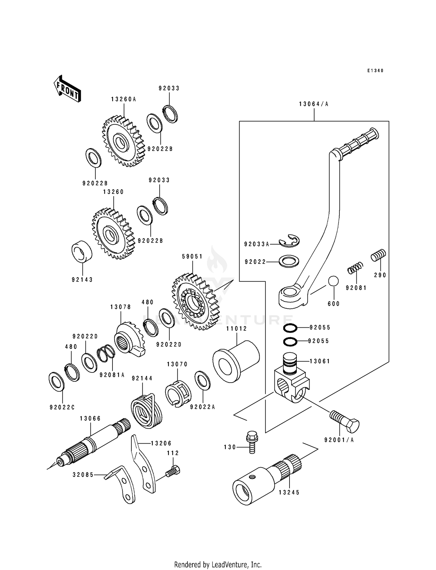 KICKSTARTER MECHANISM