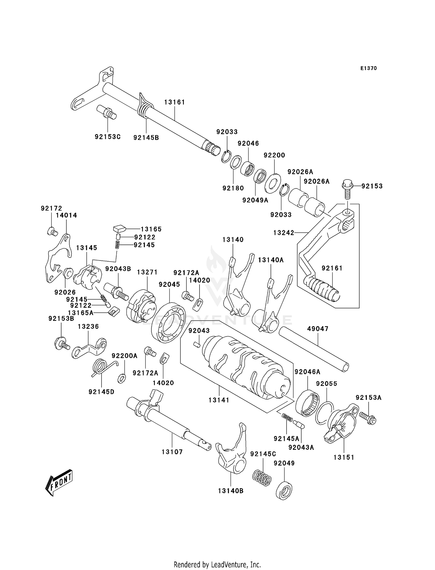 GEAR CHANGE MECHANISM