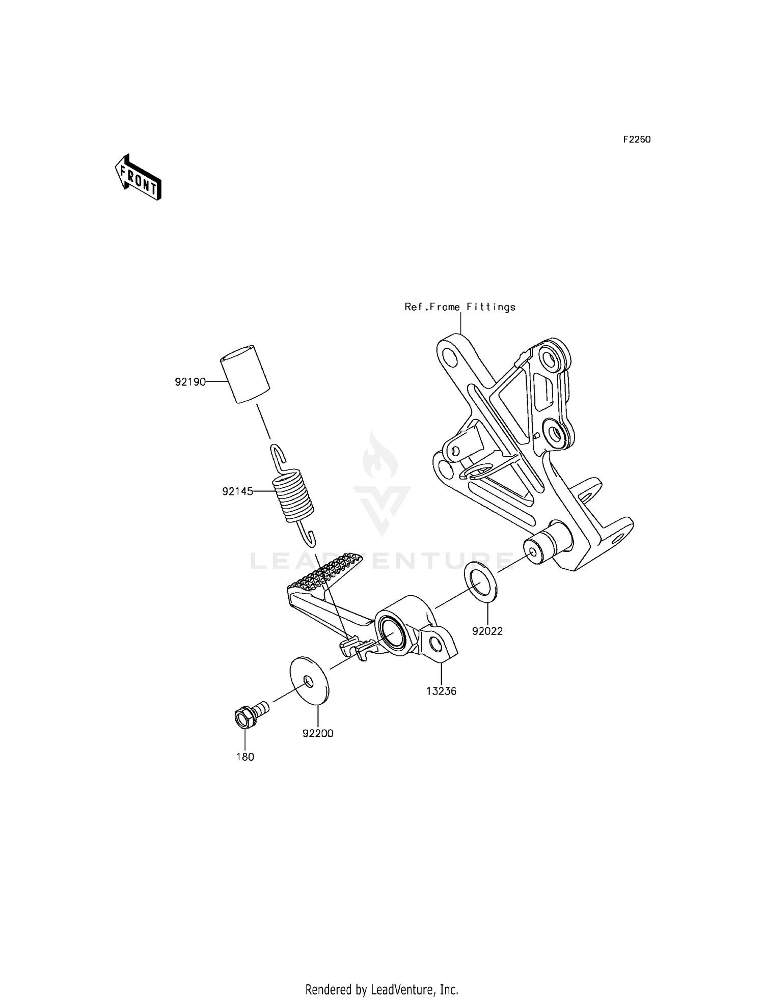 BRAKE PEDAL/TORQUE LINK