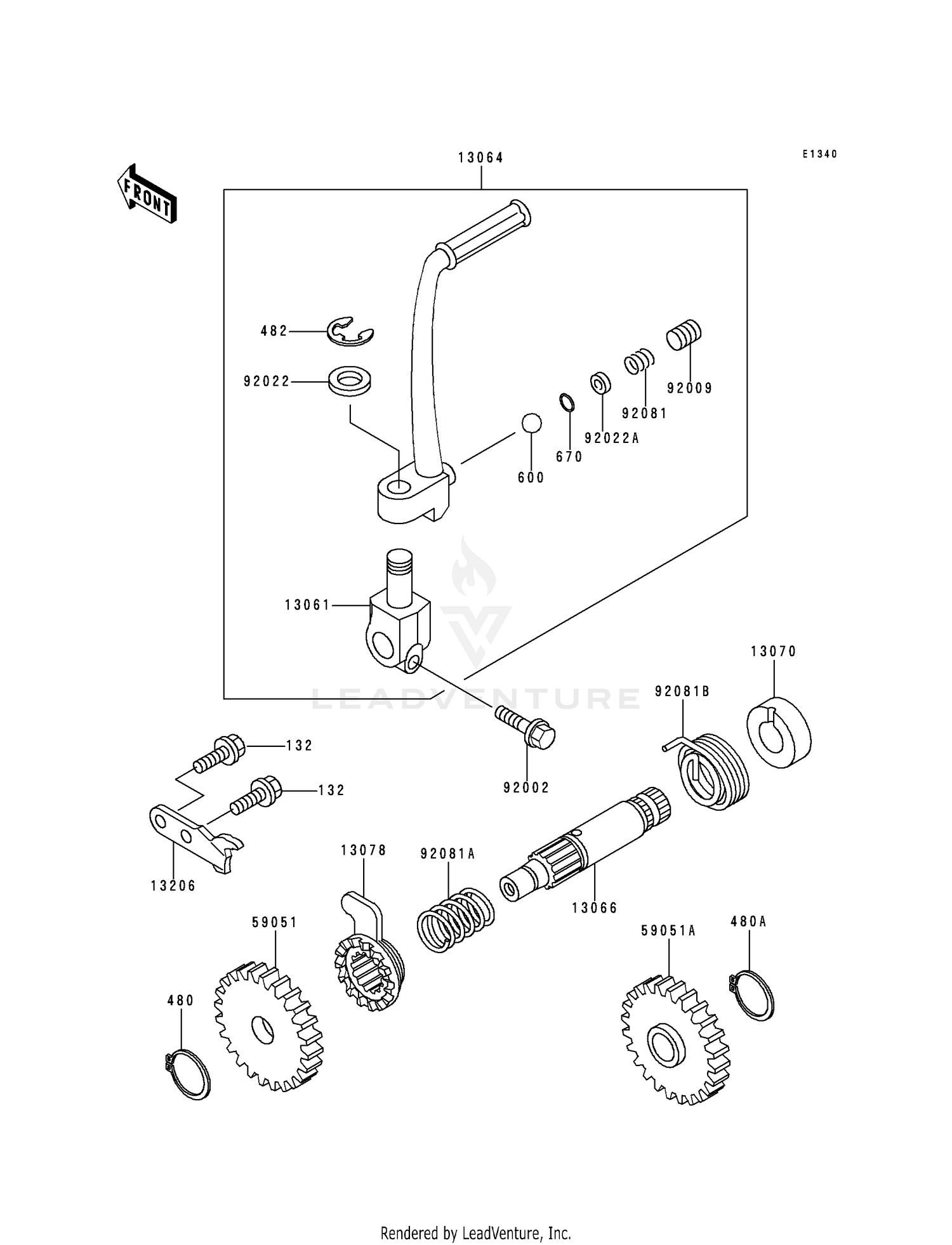 KICKSTARTER MECHANISM