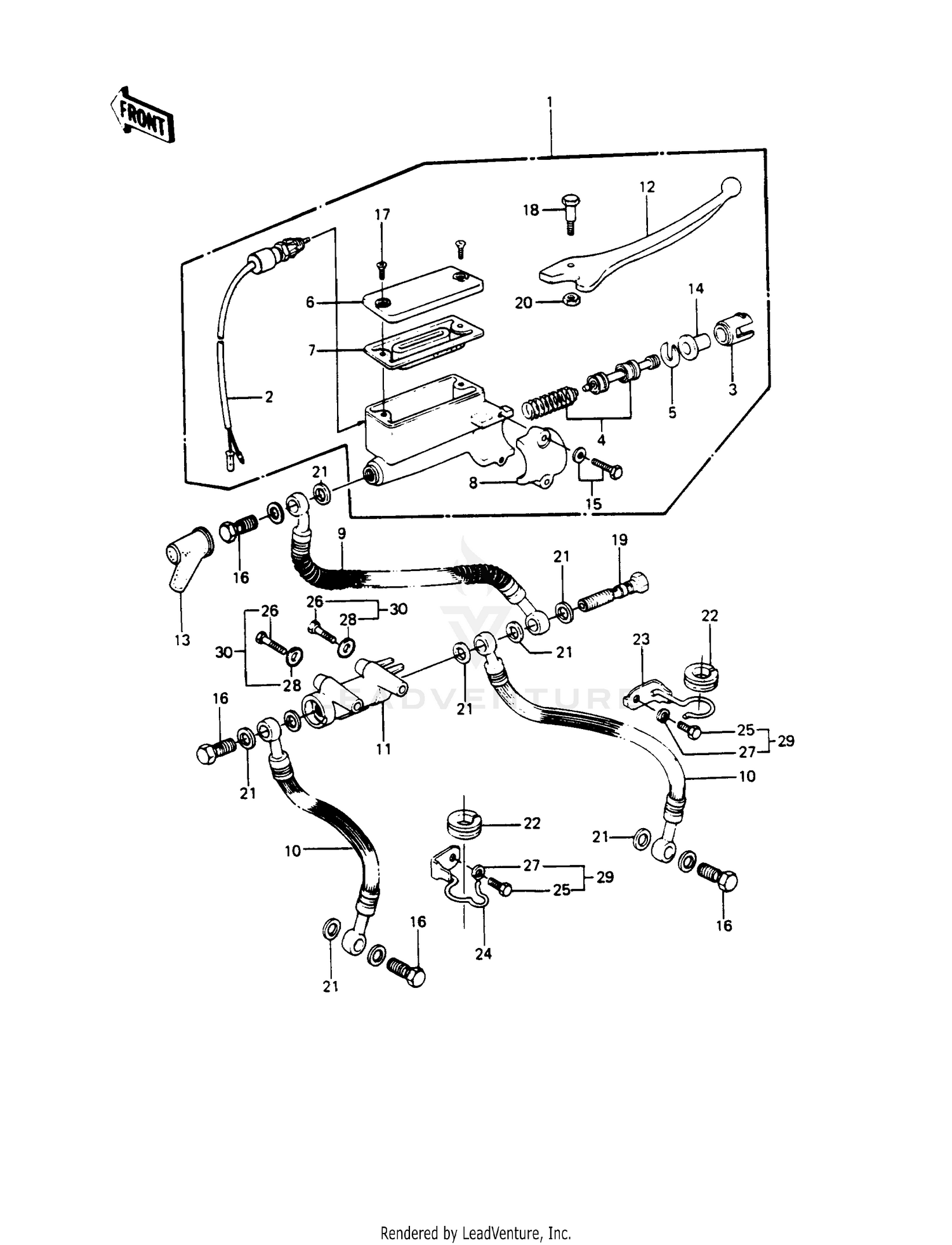 FRONT MASTER CYLINDER