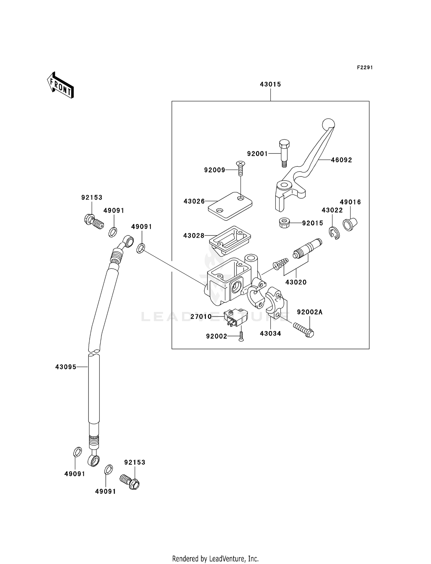 FRONT MASTER CYLINDER
