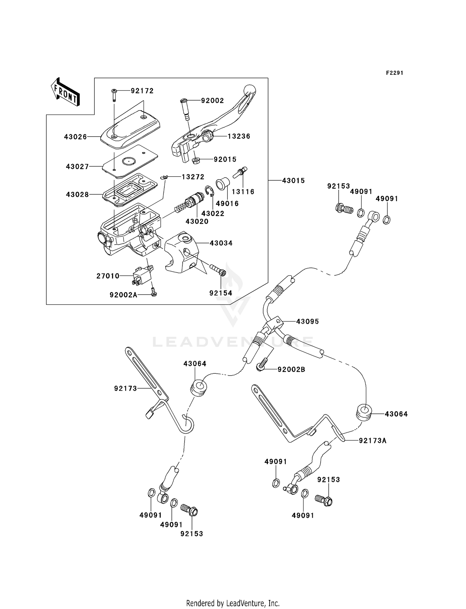 FRONT MASTER CYLINDER