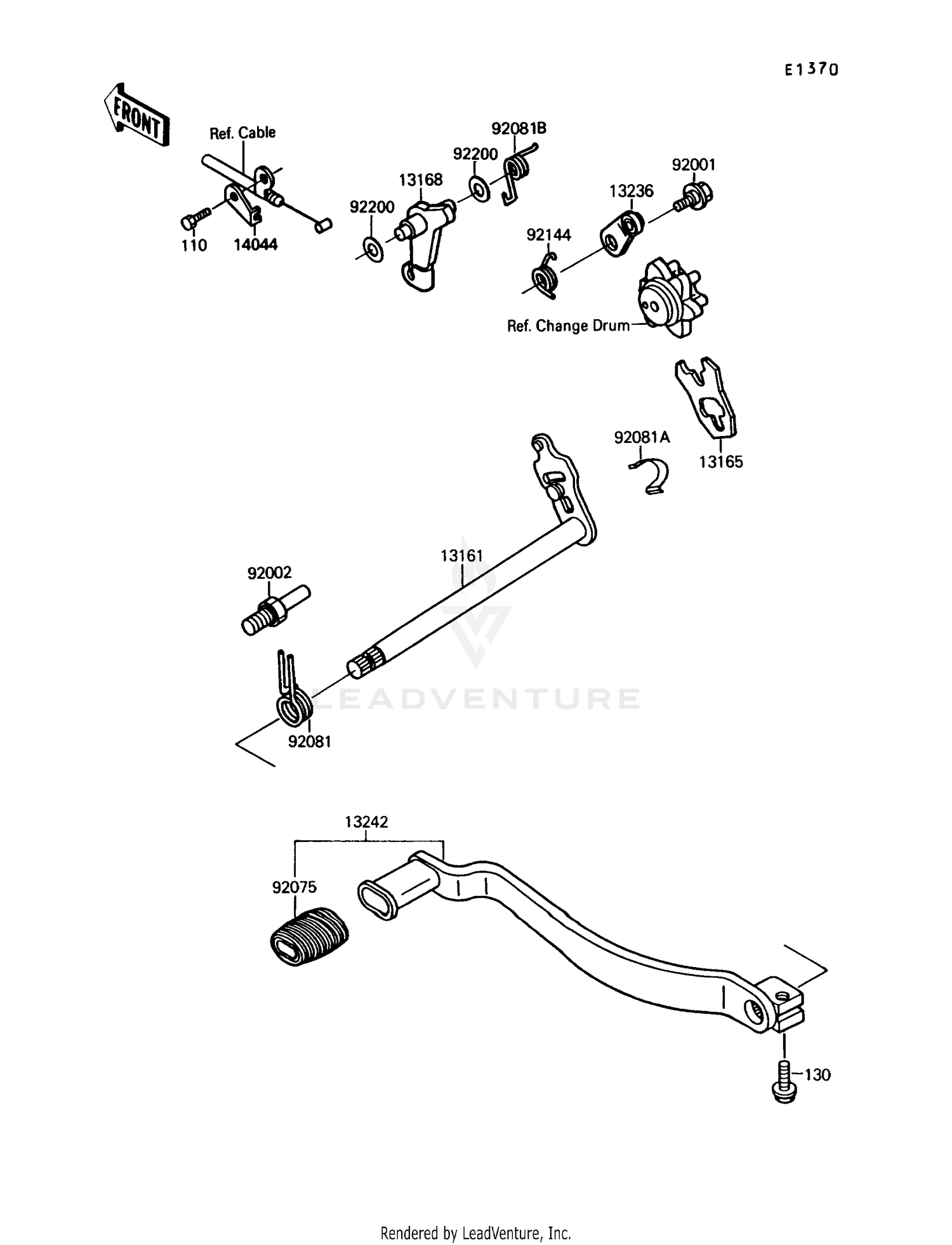 GEAR CHANGE MECHANISM