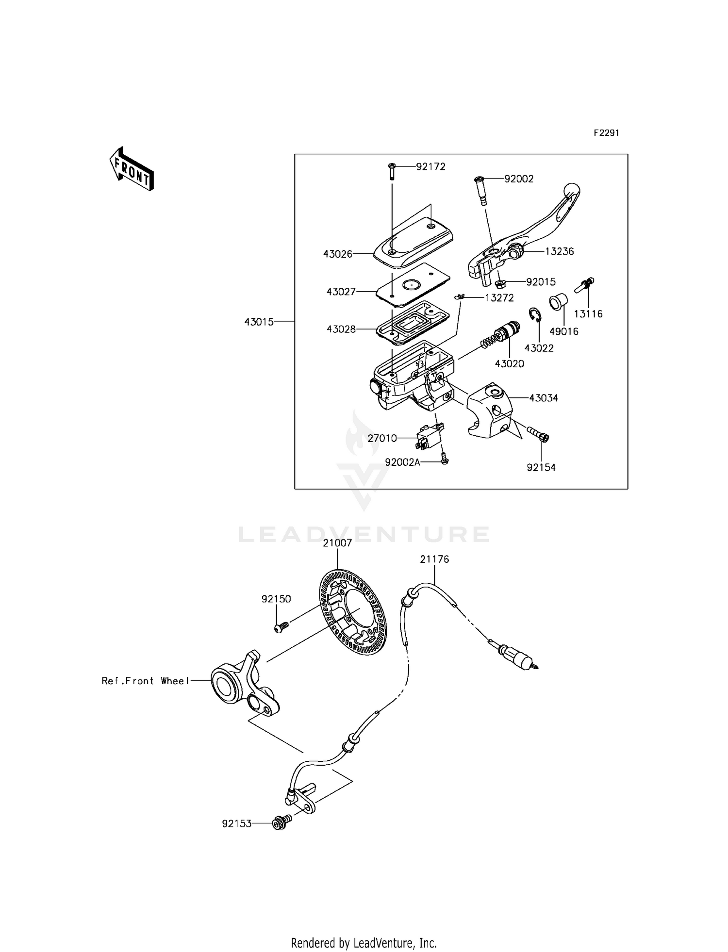 FRONT MASTER CYLINDER