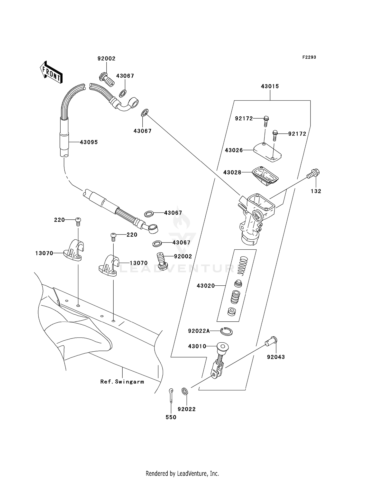 REAR MASTER CYLINDER