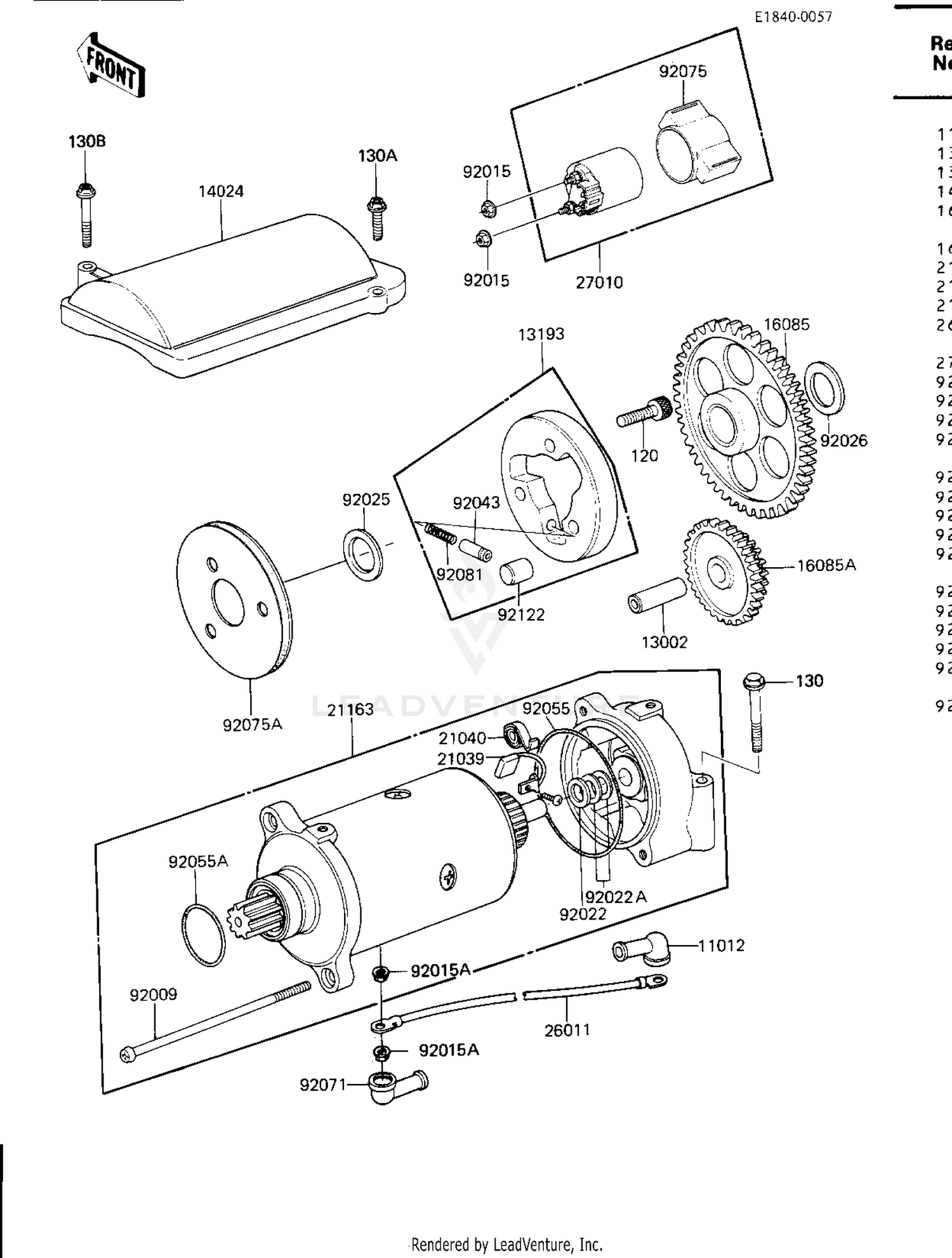 STARTER MOTOR/STARTER CLUTCH