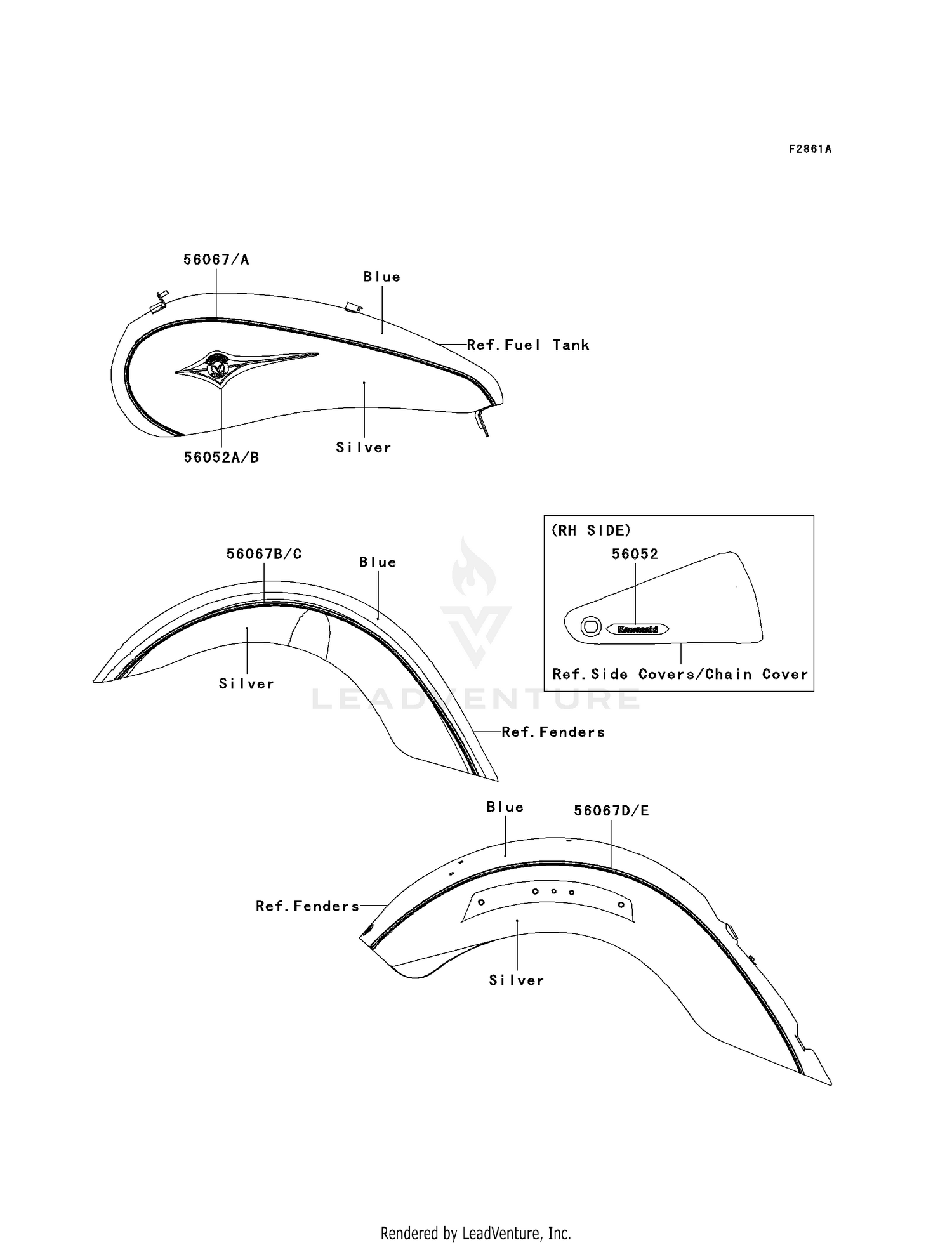 DECALS (A6F)(BLUE/SILVER)