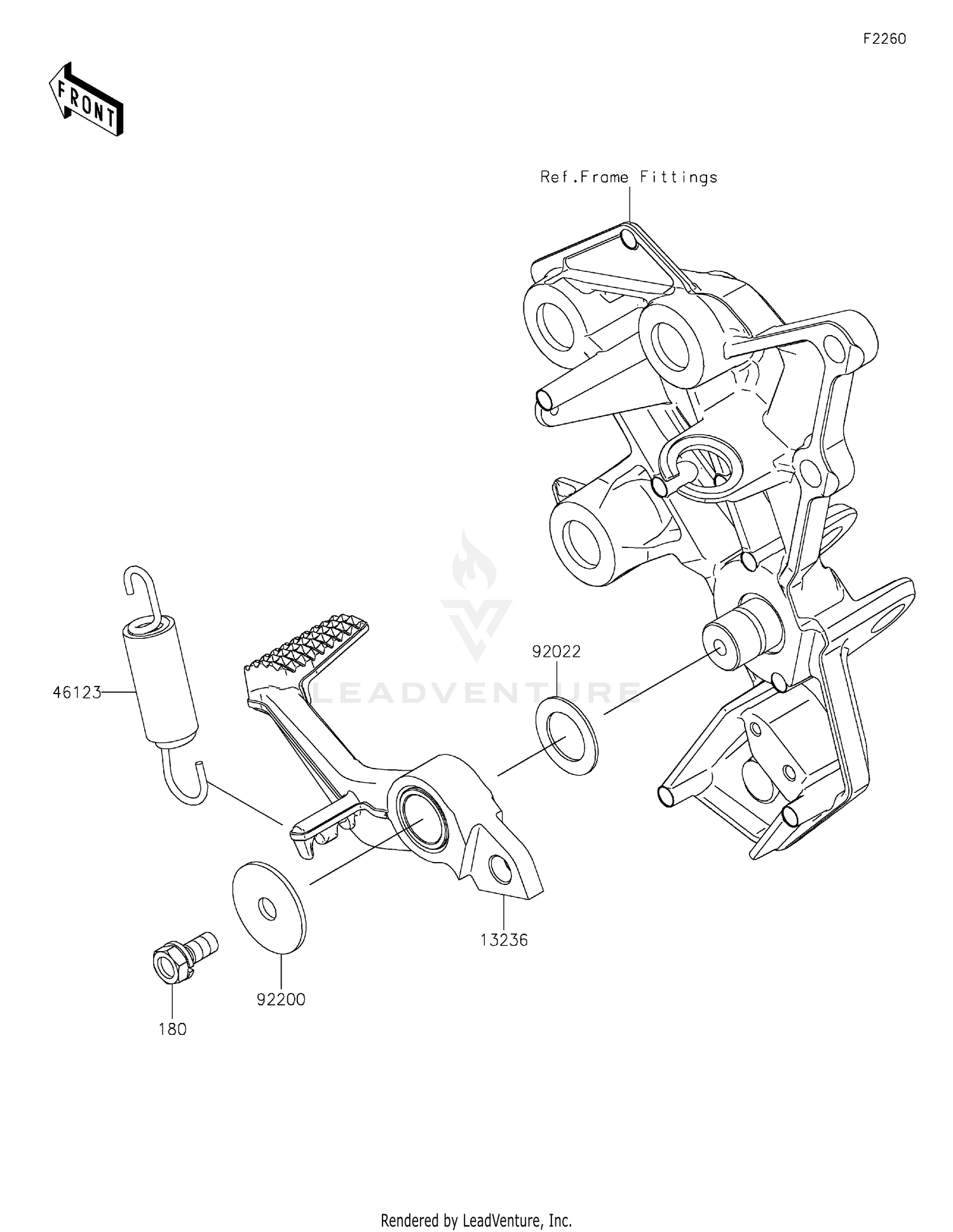 Brake Pedal/Torque Link 2