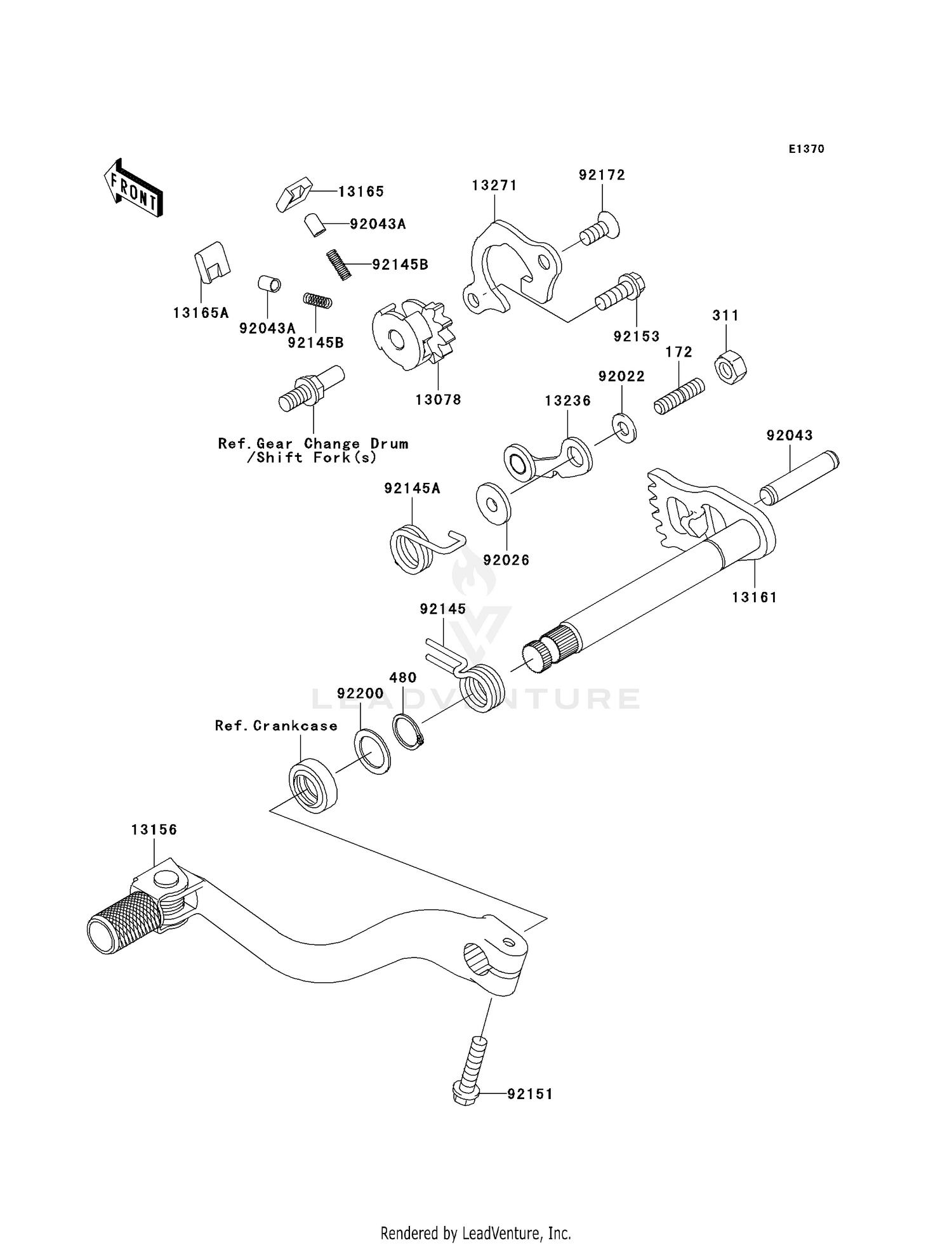 GEAR CHANGE MECHANISM