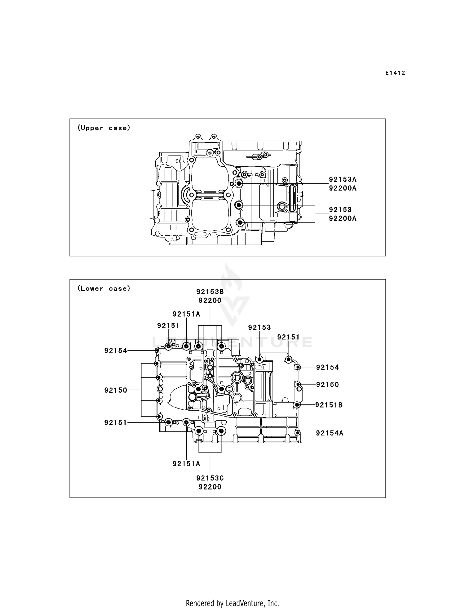 CRANKCASE BOLT PATTERN