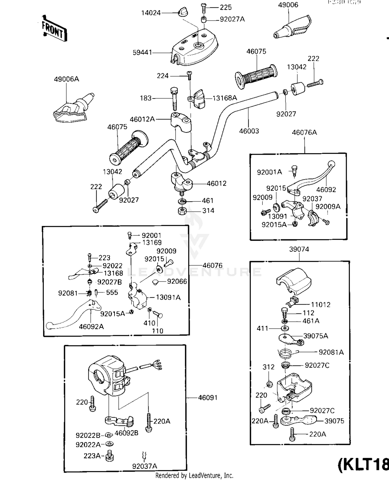 HANDLEBAR (KLT185-A2)