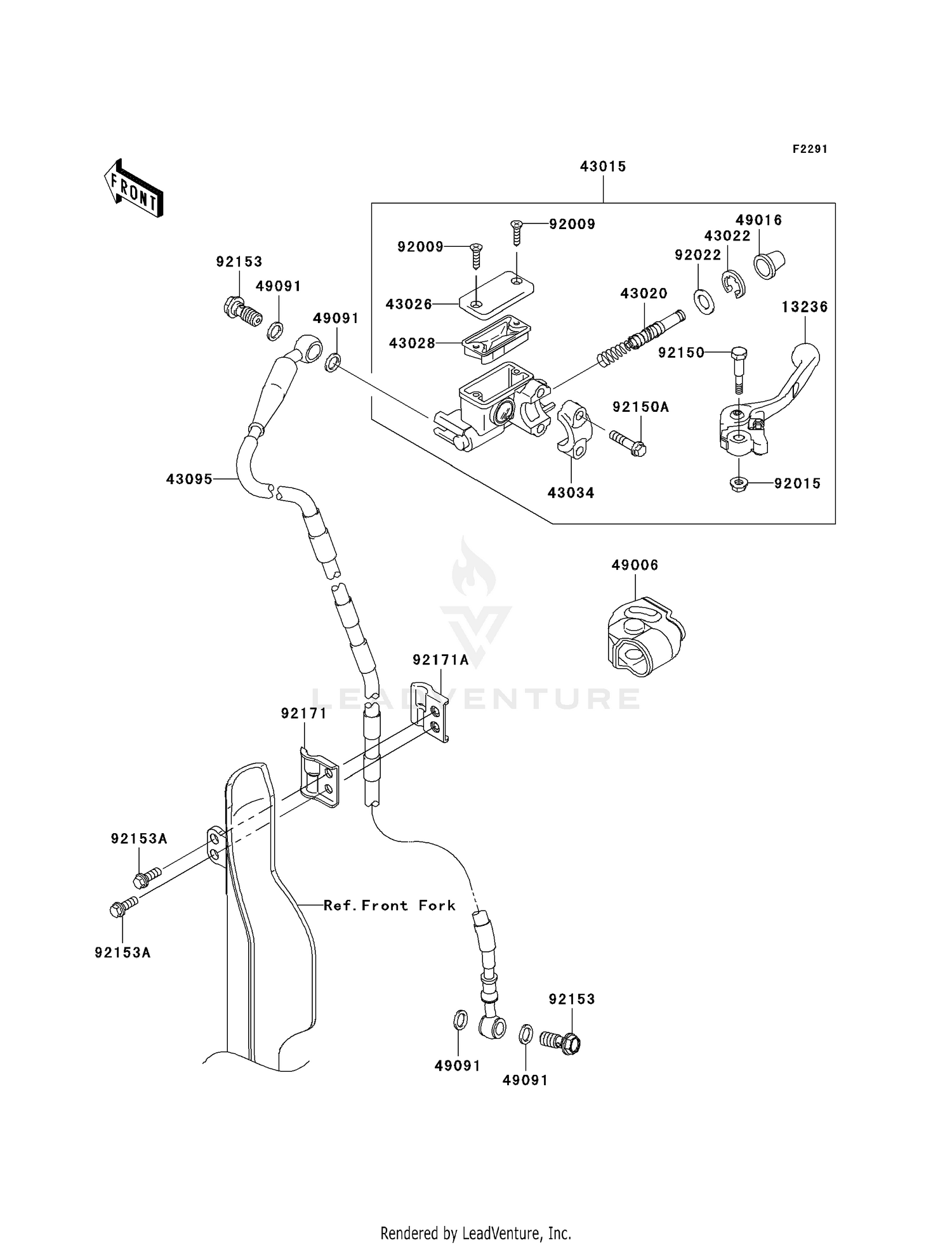 FRONT MASTER CYLINDER
