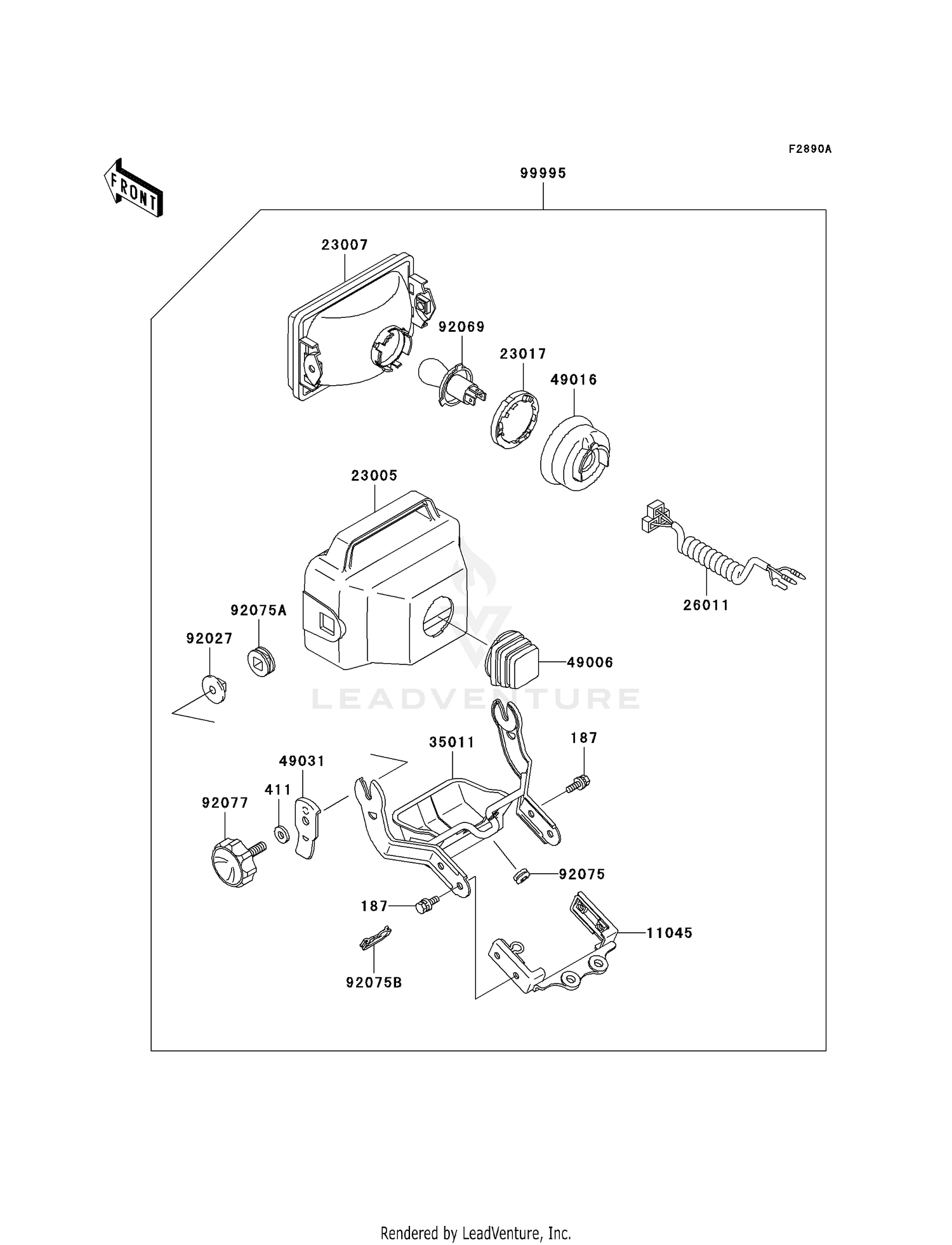 OPTIONAL PARTS (HEADLIGHT)